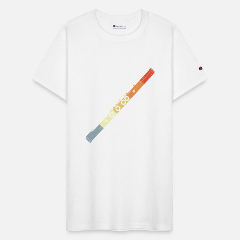 Flute Drawing Vintage Look