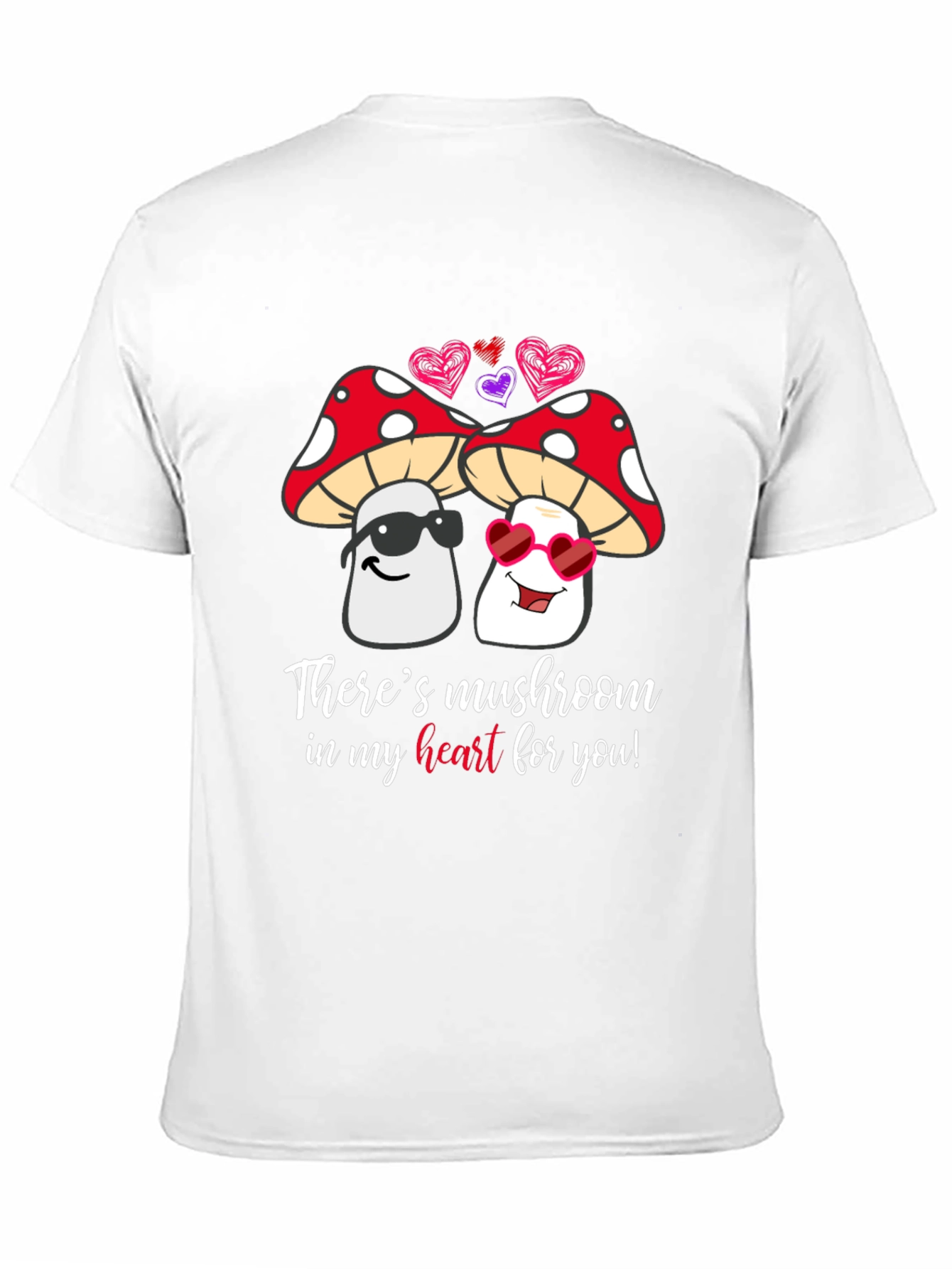 Mushroom Heart Valentine T-Shirt