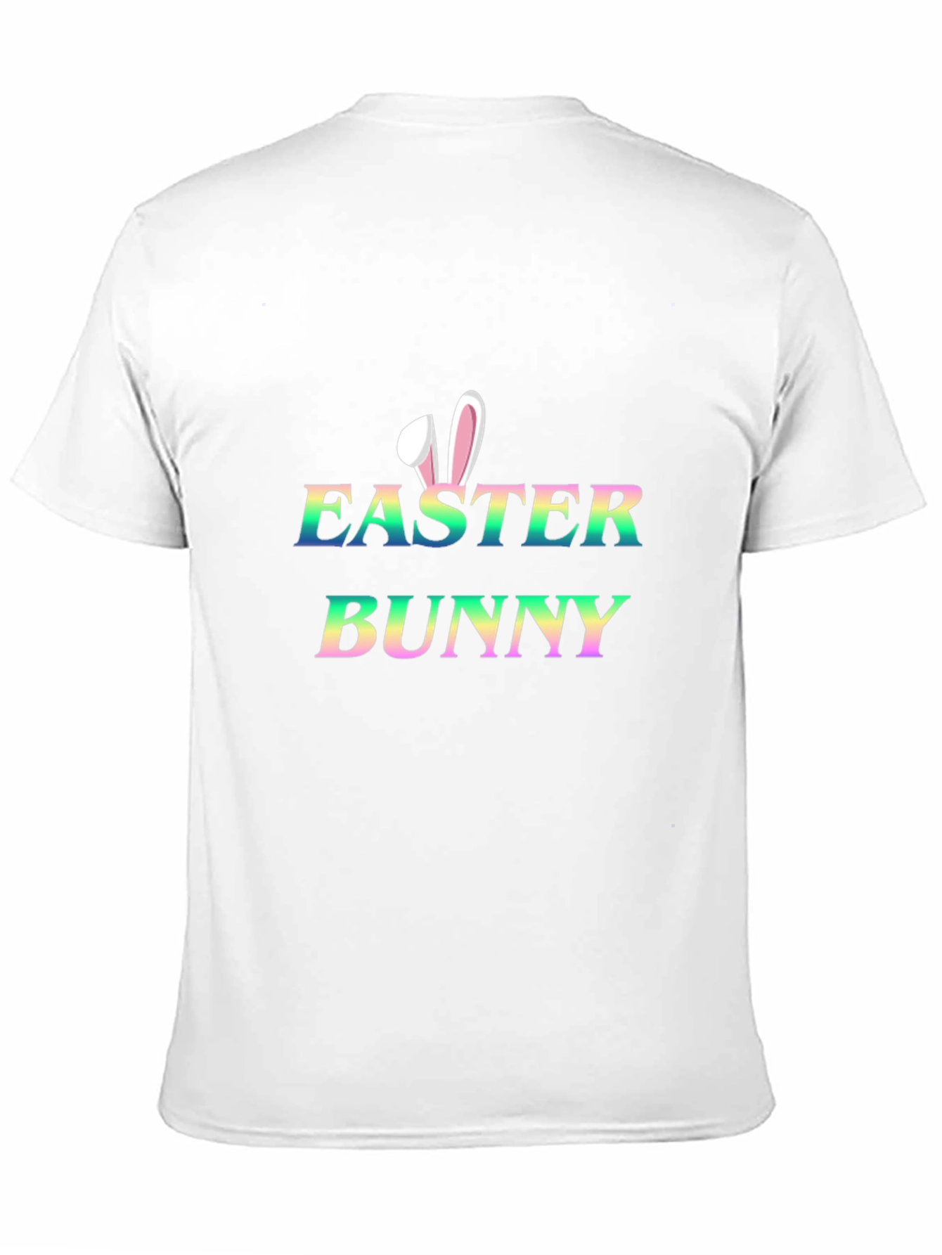 Easter Bunny Rainbow Graphic T-Shirt