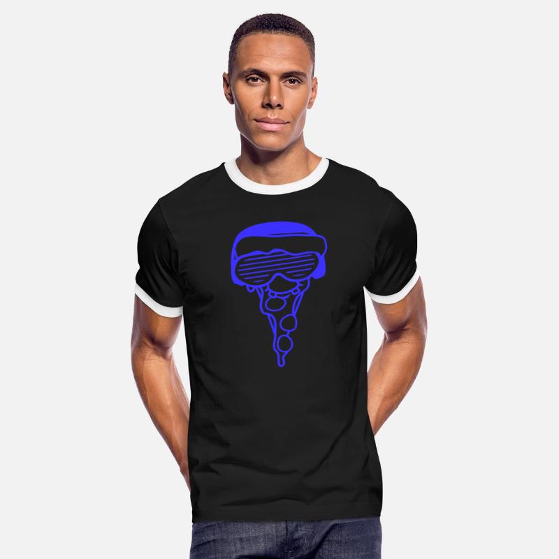 Funny DJ Salami Pizza Slice Fast Food Music Party