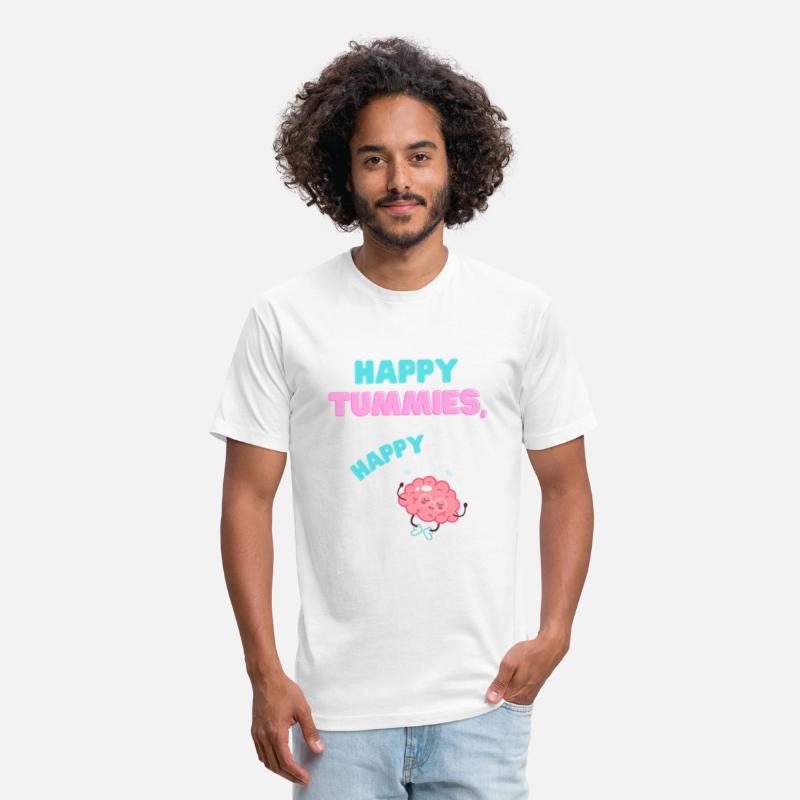 FUNNY SAYING HAPPY TUMMIES HAPPY BRAIN