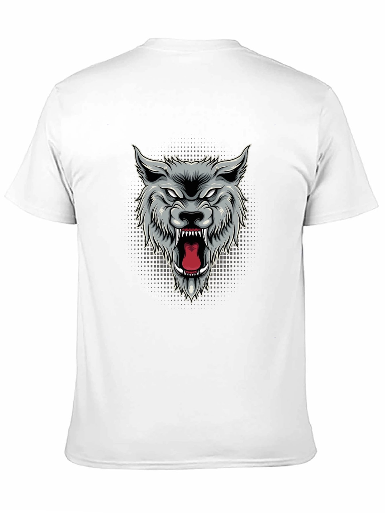 Mens Wolf Graphic T-Shirt