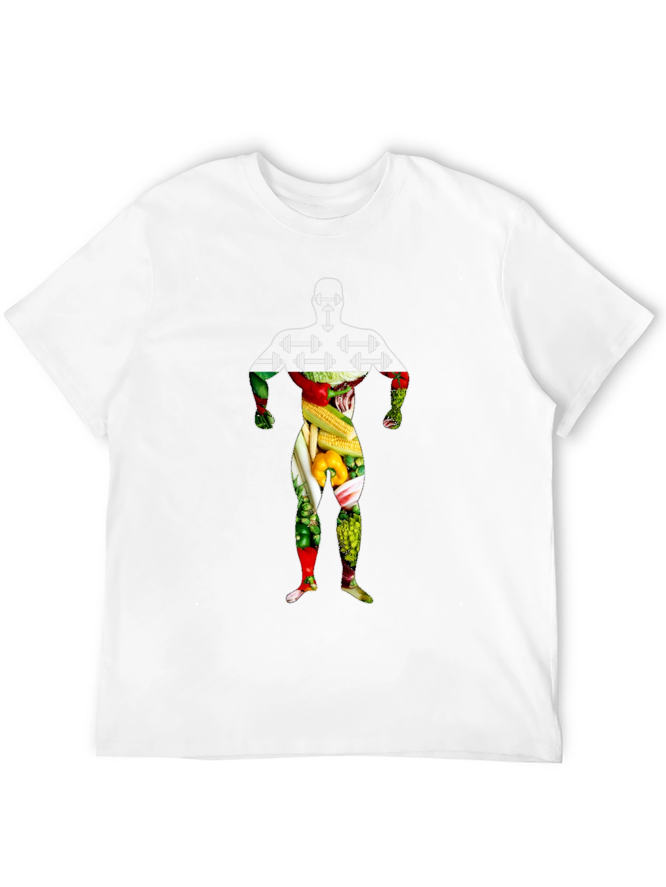 Vegan Bodybuilder T-Shirt - Black Graphic Tee