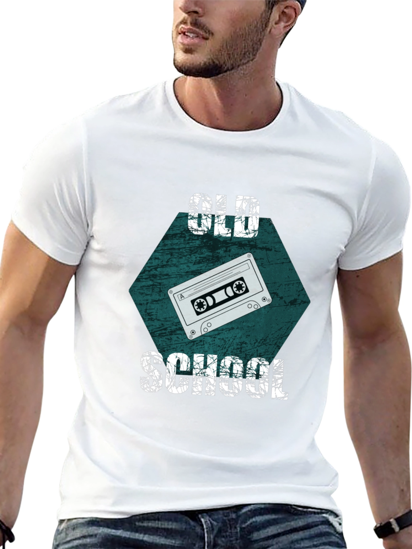 Retro Old School Cassette Tape Graphic Tee