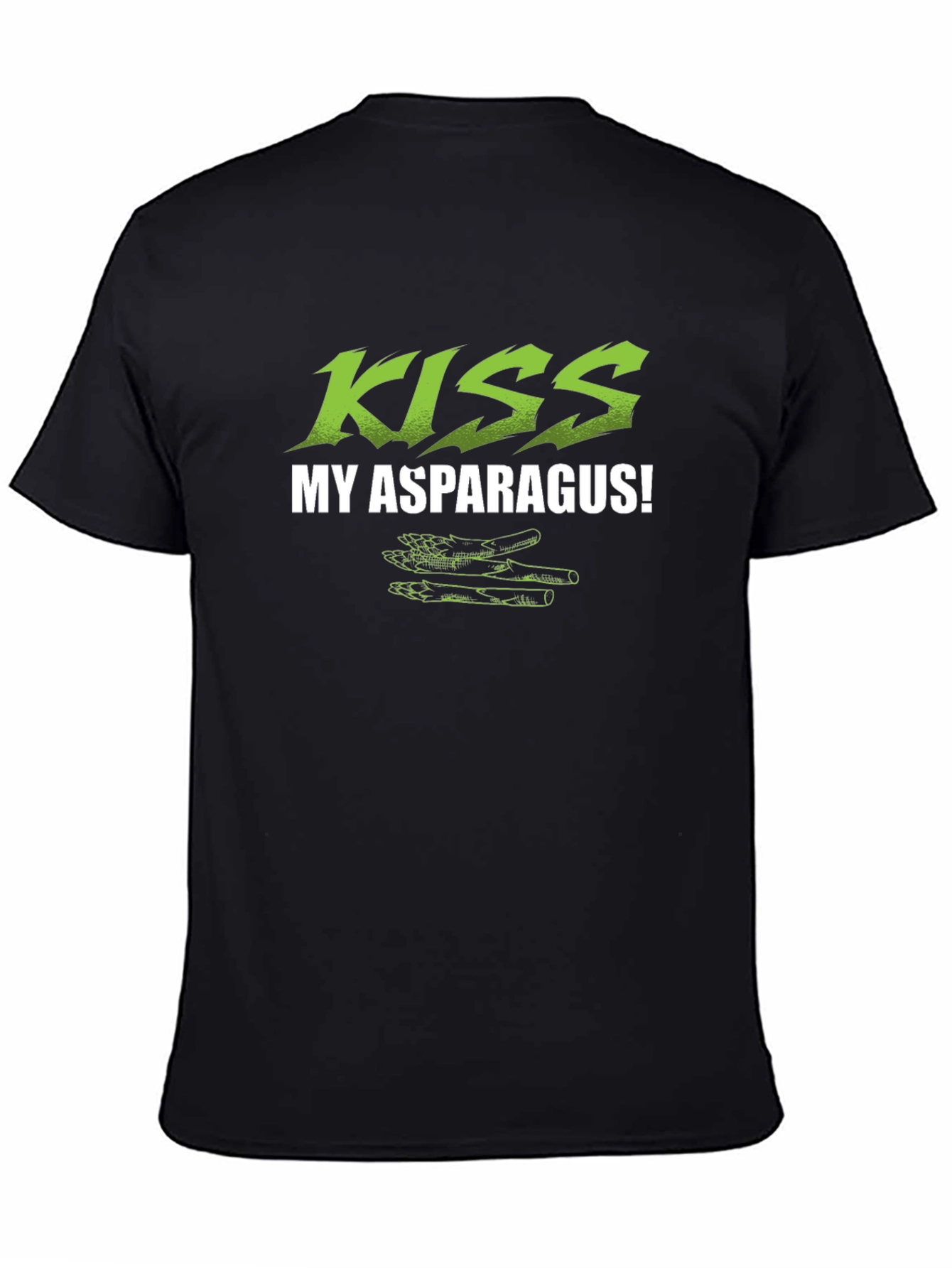 Kiss My Asparagus! Funny Graphic Tee