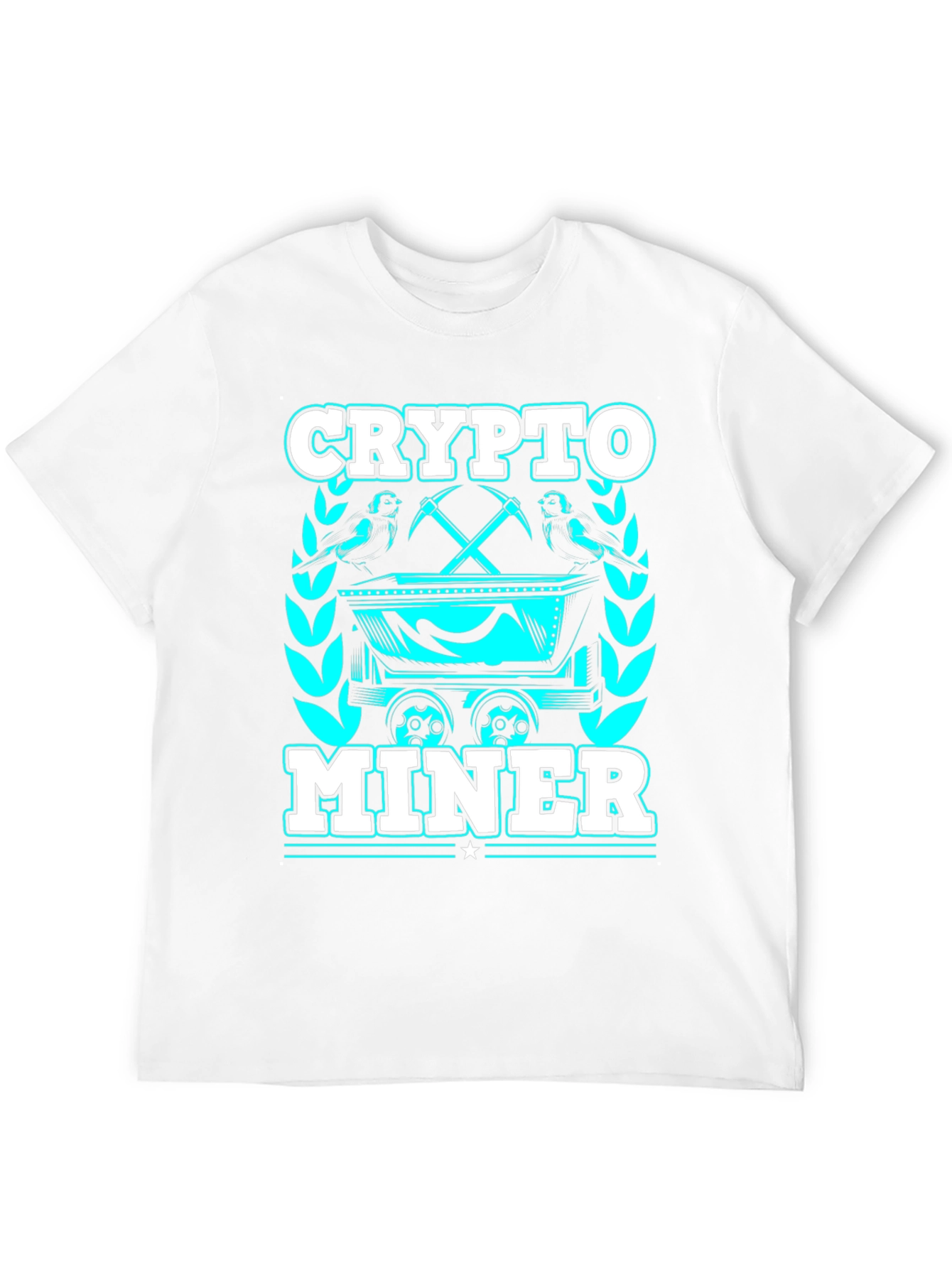 Crypto Miner Graphic T-Shirt - Black