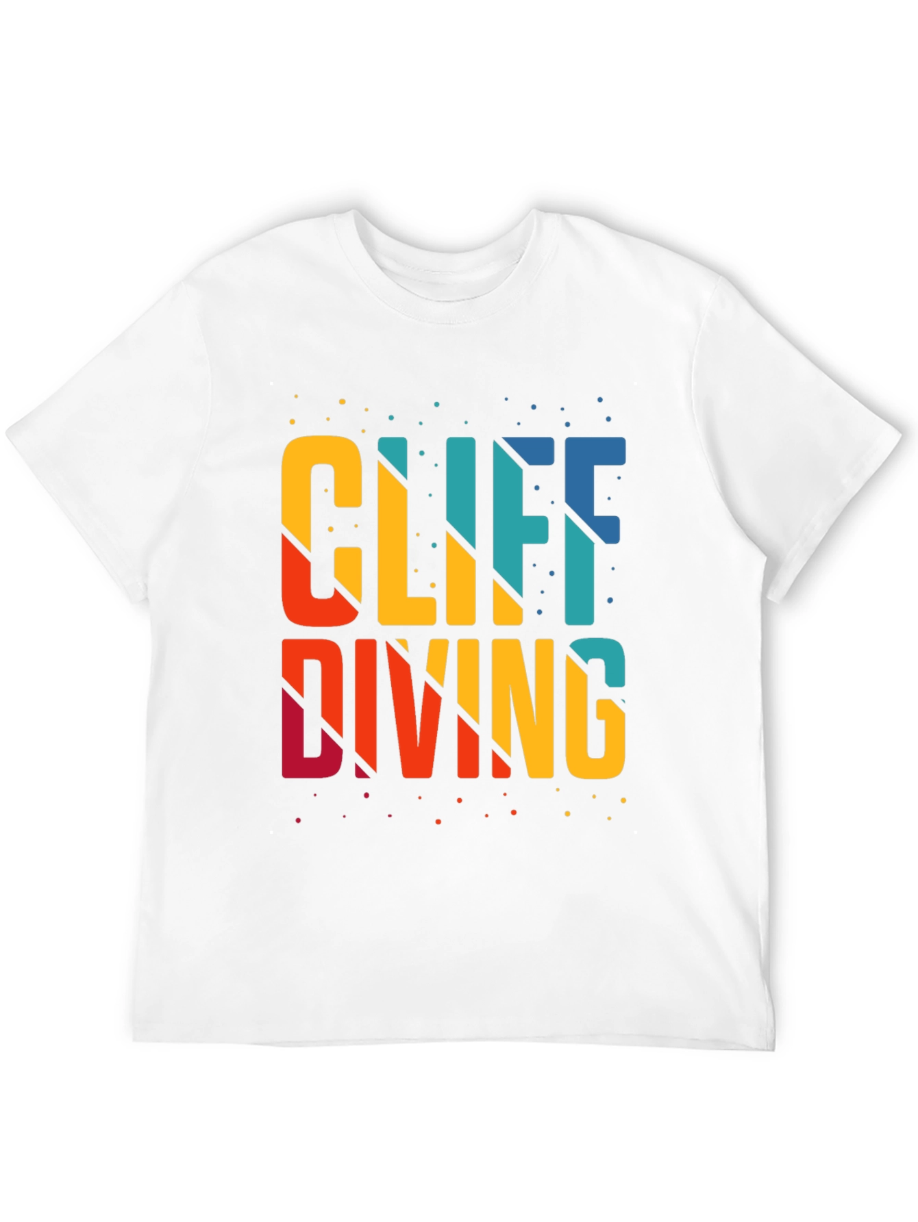 Cliff Diving Graphic T-Shirt - Black Tee