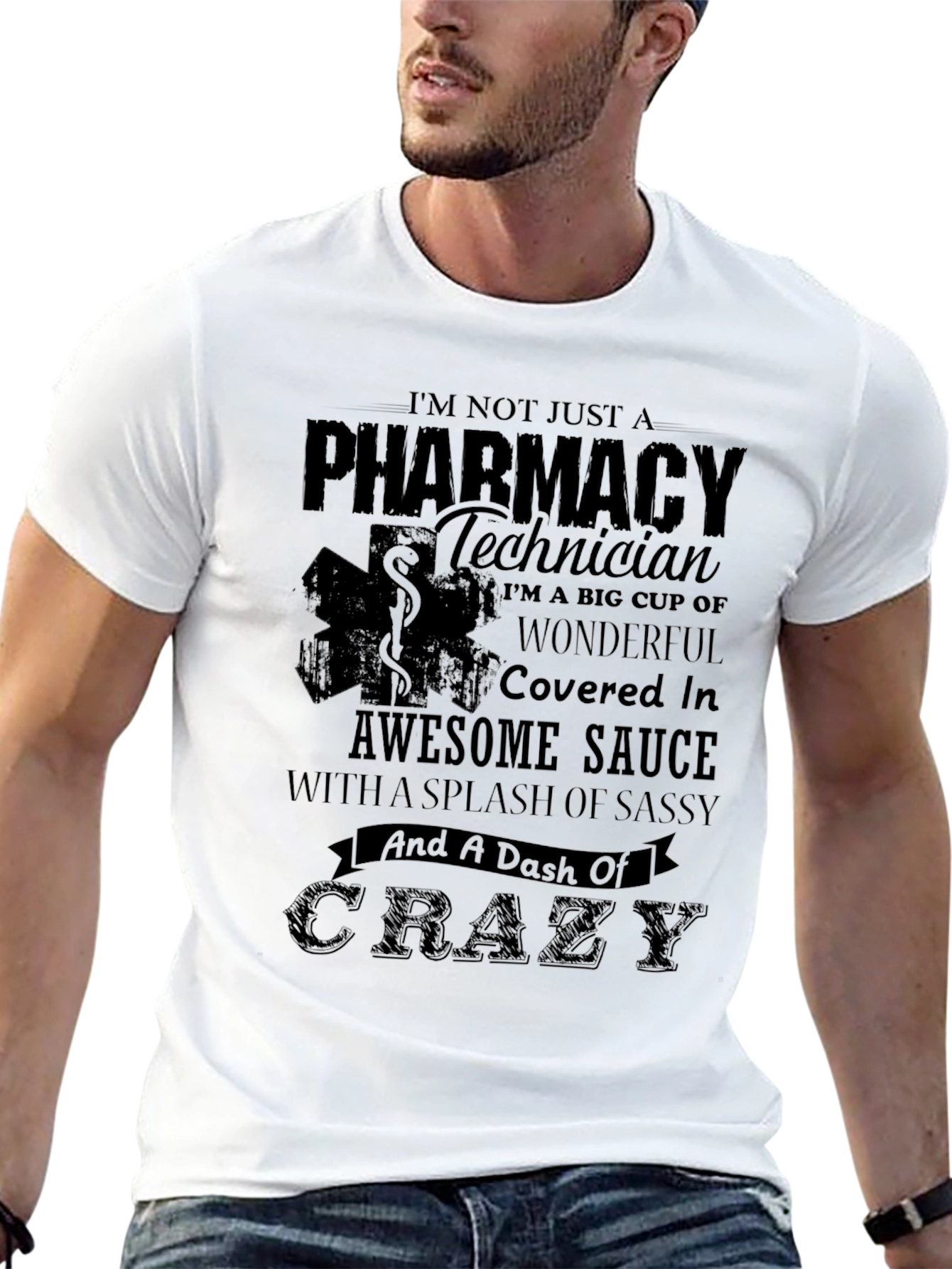 Pharmacy Technician Crazy T-Shirt