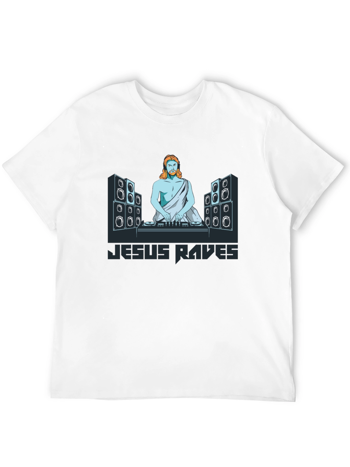 Jesus Raves Black T-Shirt