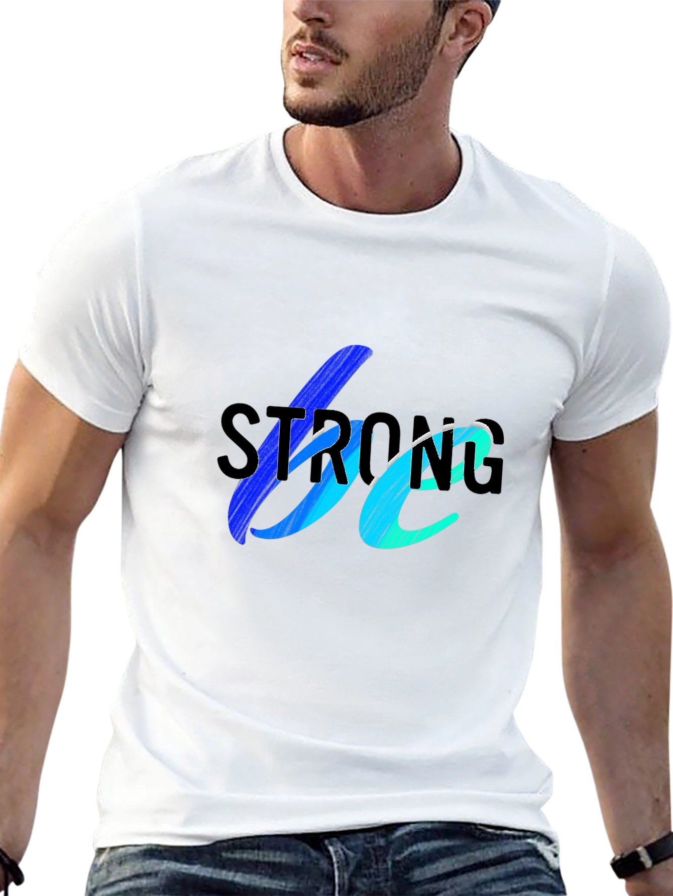 Be Strong Graphic T-Shirt - Bold & Inspiring Design