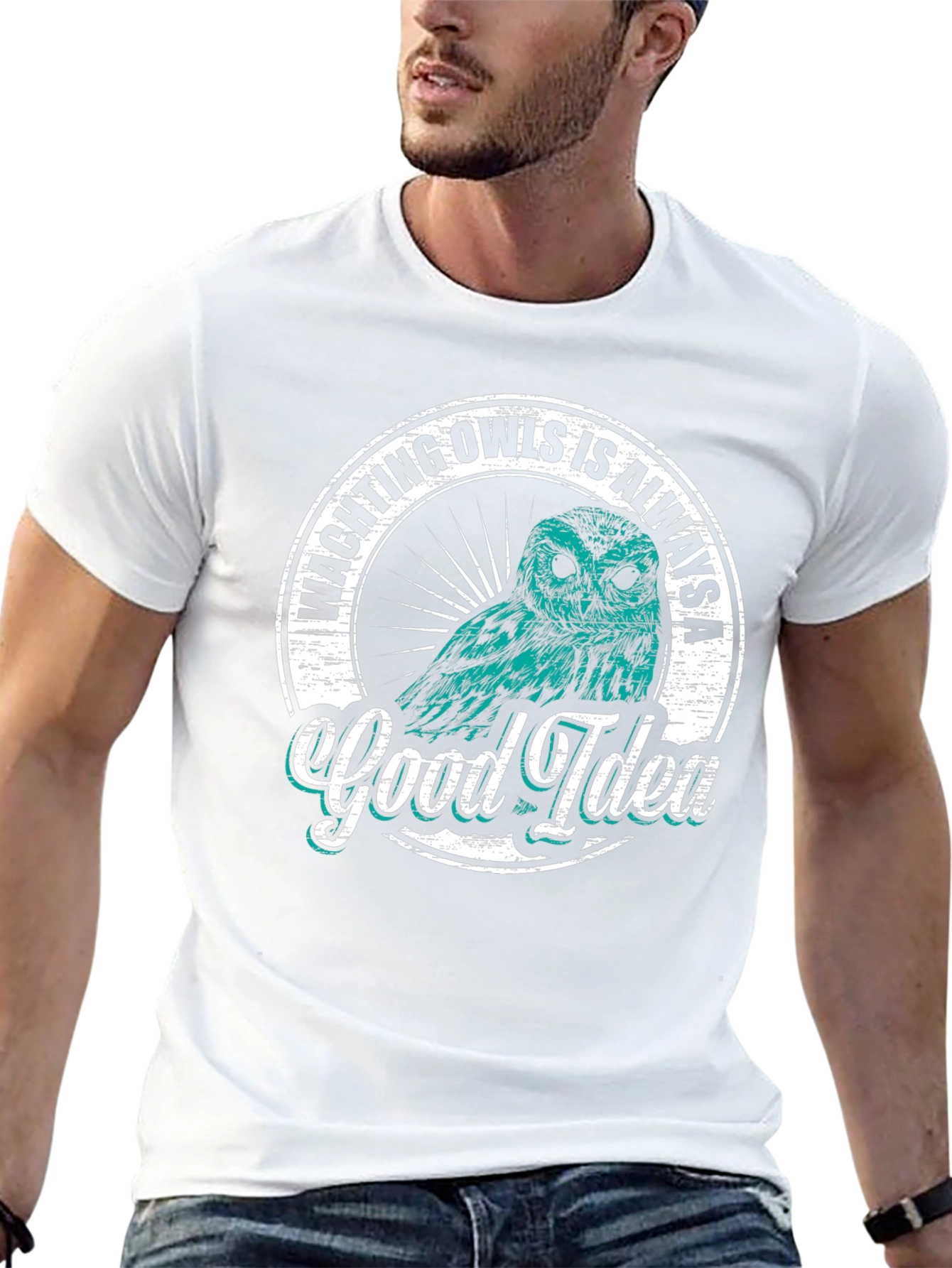 Owl Watching Good Idea Graphic T-Shirt