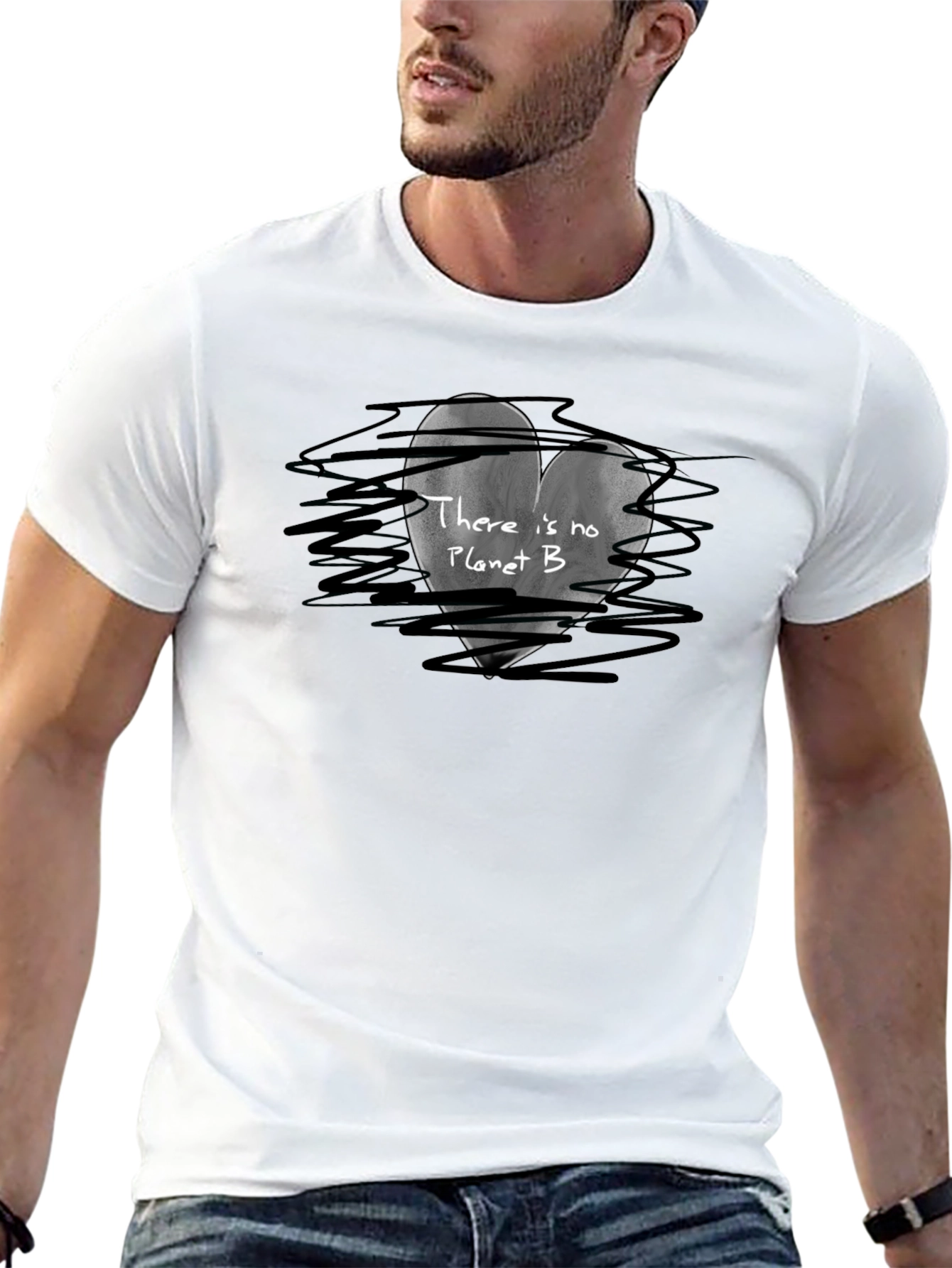 Planet B Heart T-Shirt - Earth Day Tee