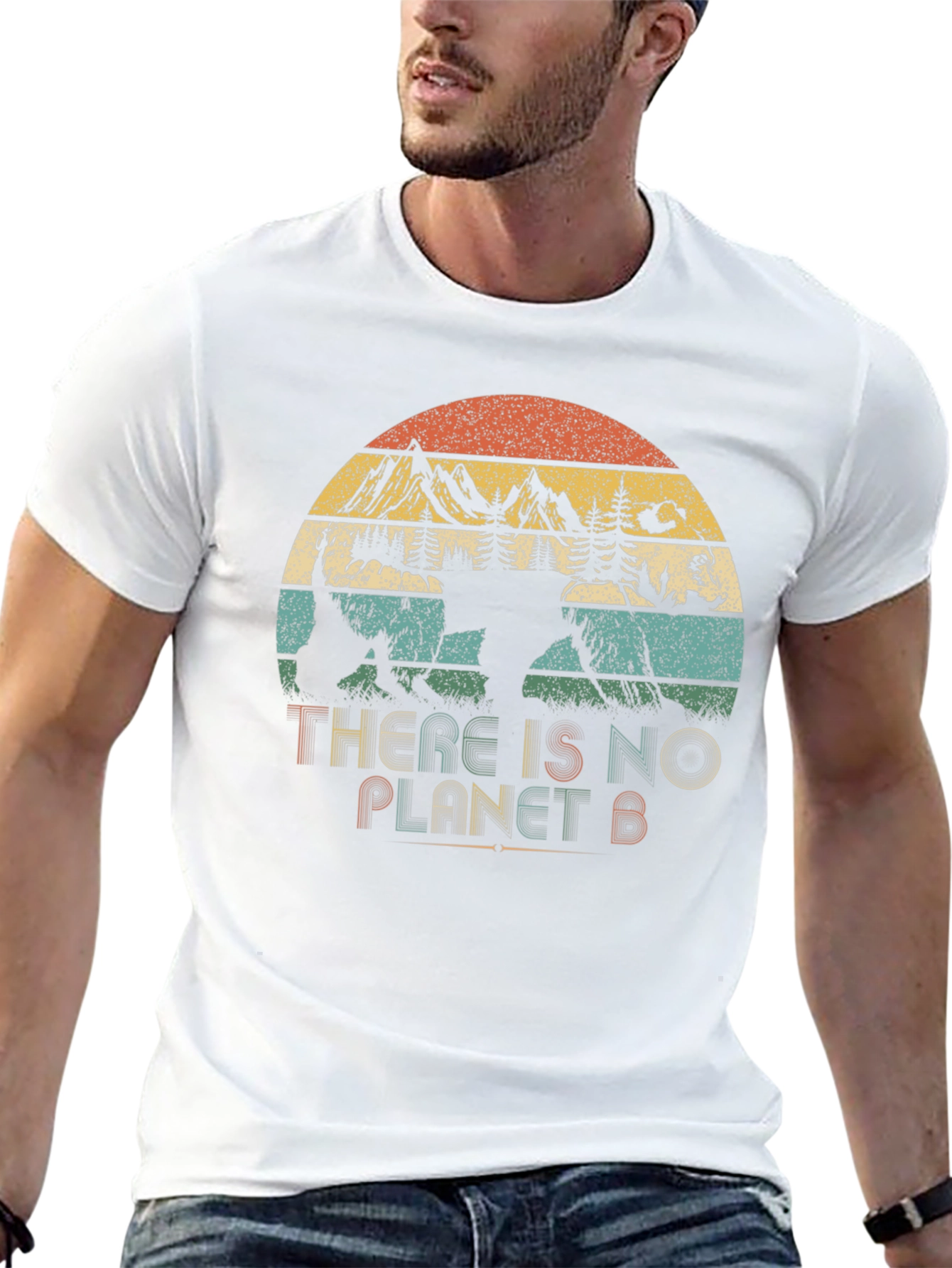 Retro There is No Planet B Graphic Tee