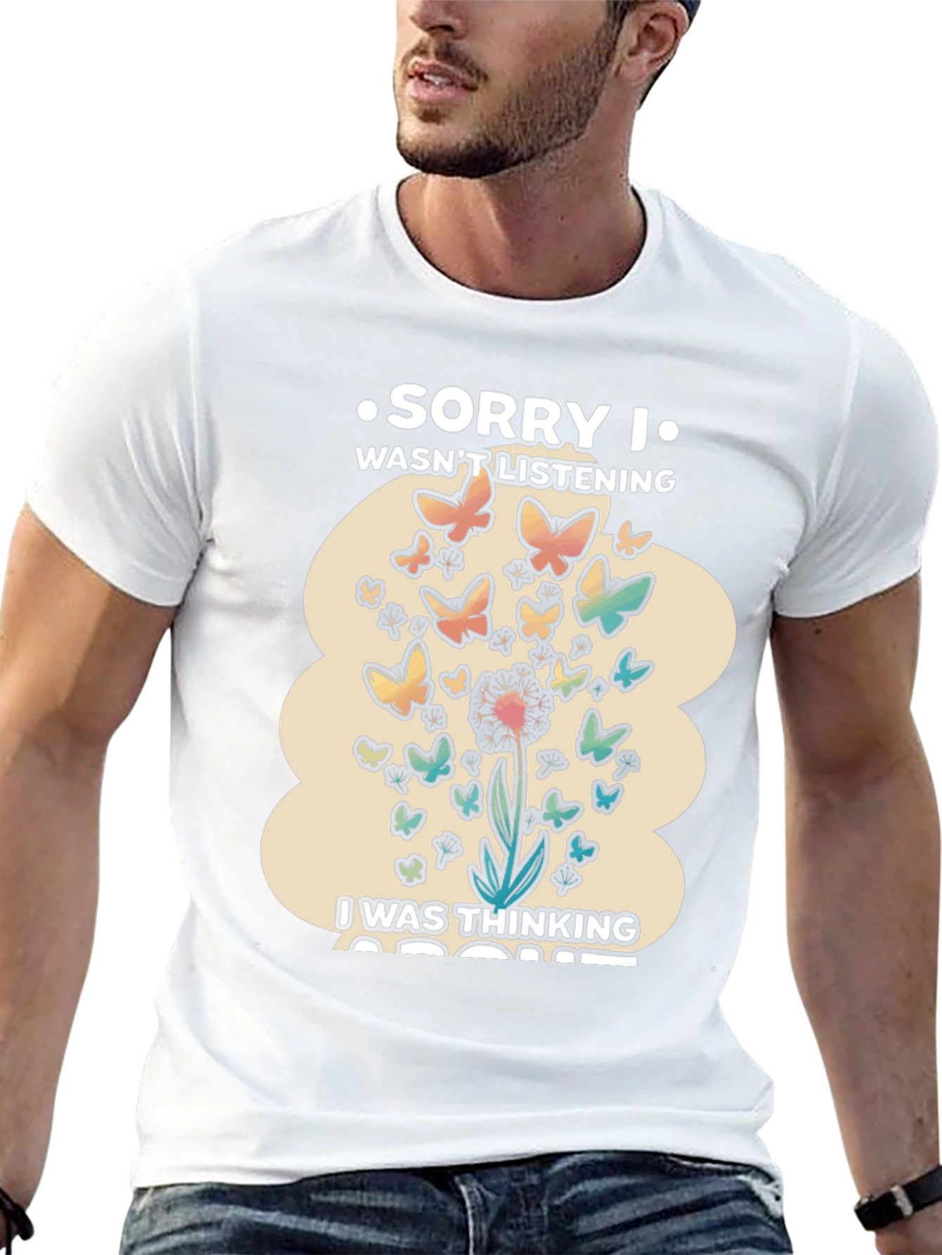 Butterfly Thinking T-Shirt - Soft Cotton Tee