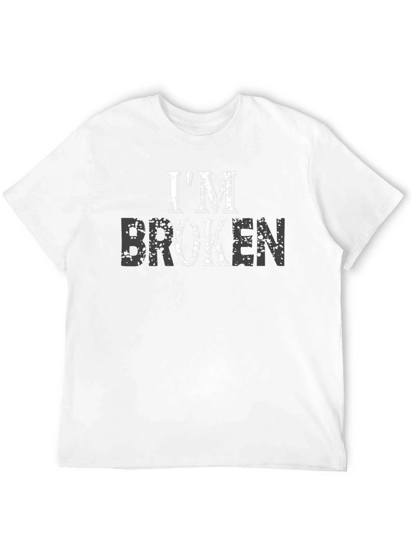 Im Broken Black Graphic T-Shirt