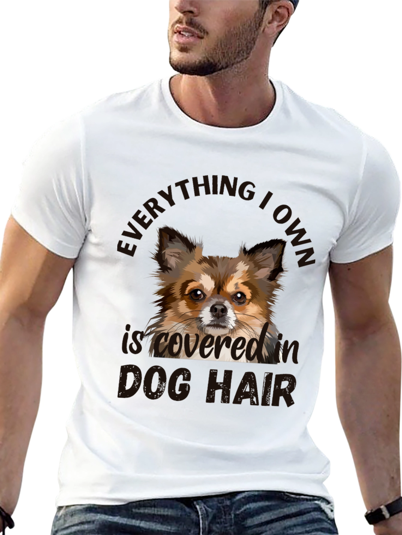 Dog Hair Tee - Everything I Own is Covered