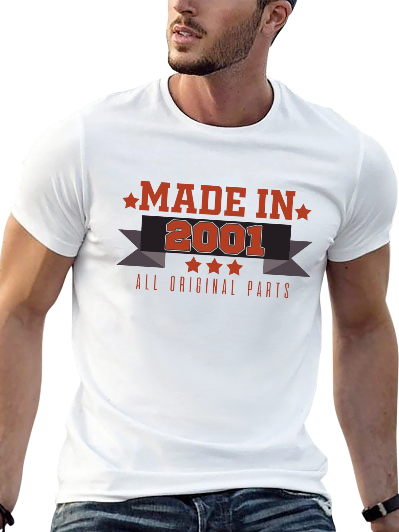 Made in 2001 T-Shirt - All Original Parts
