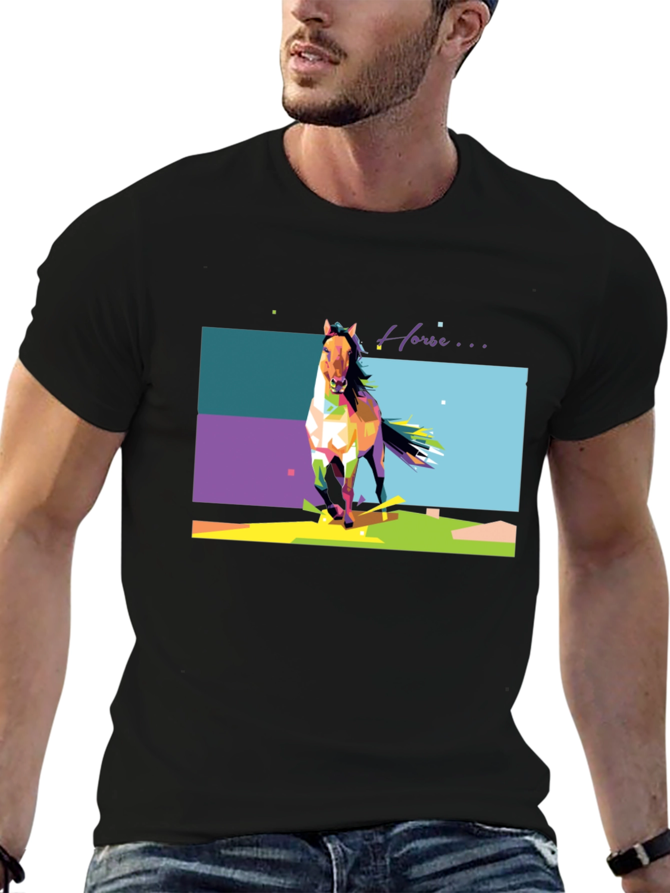 Horse Graphic Tee - Stylish Unisex Shirt