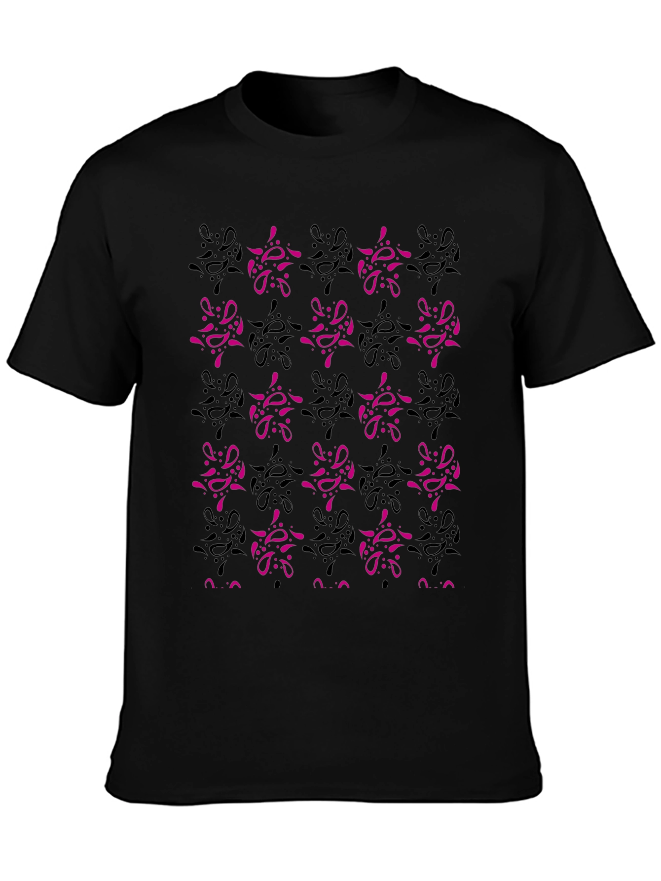 Abstract Paisley Pattern T-Shirt