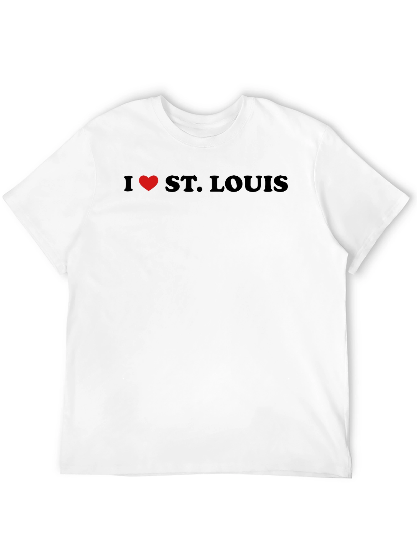 I Heart St. Louis Black T-Shirt
