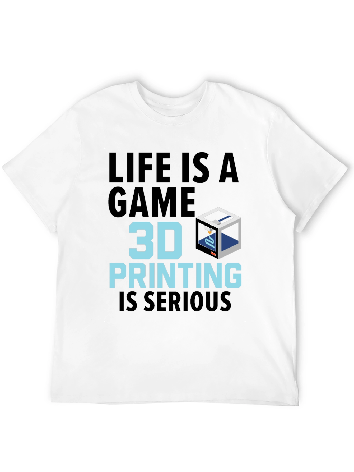 Life is a Game 3D Printing Graphic T-Shirt