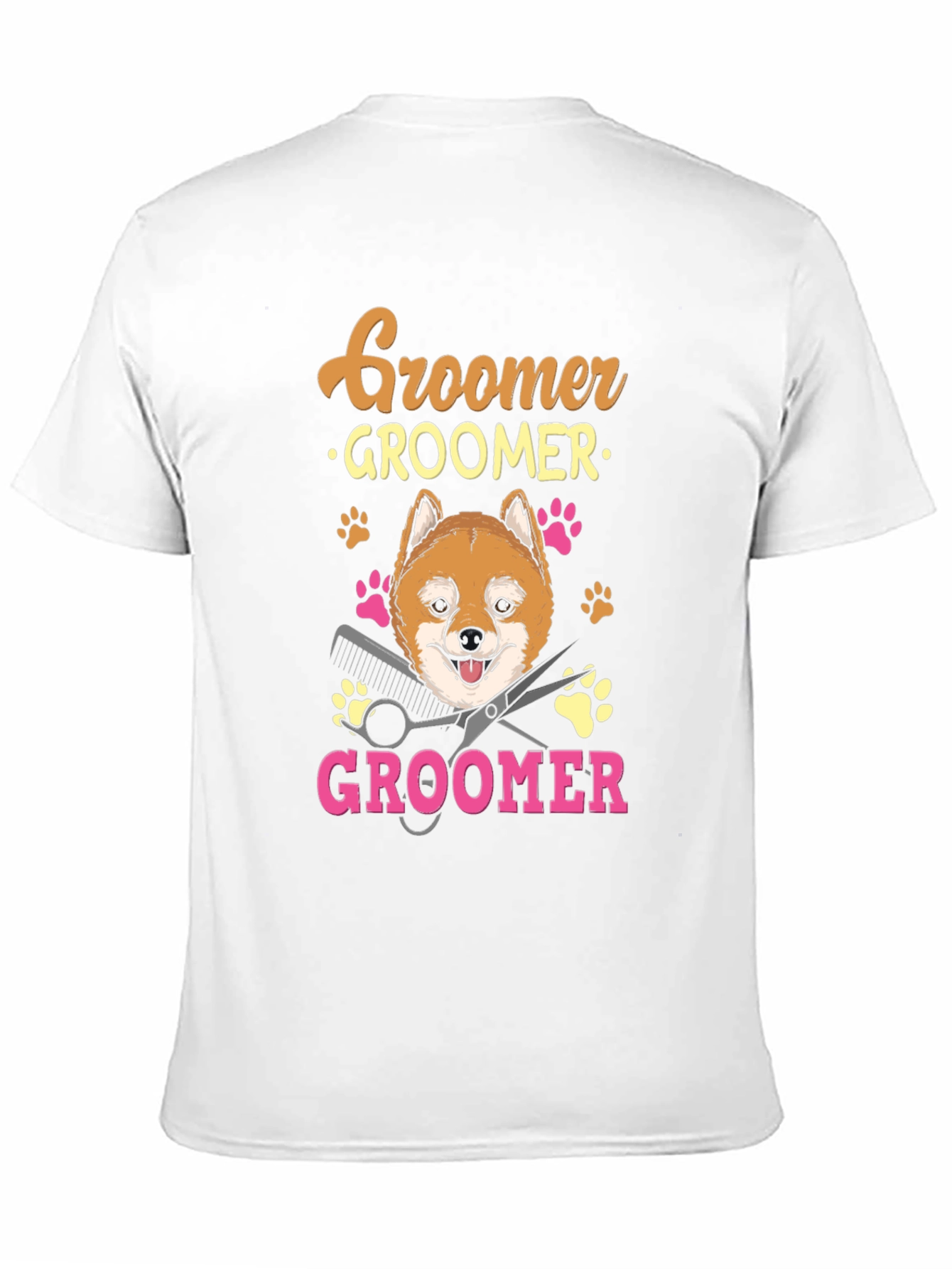 Dog Groomer T-Shirt - Shiba Inu Pet Lover Tee