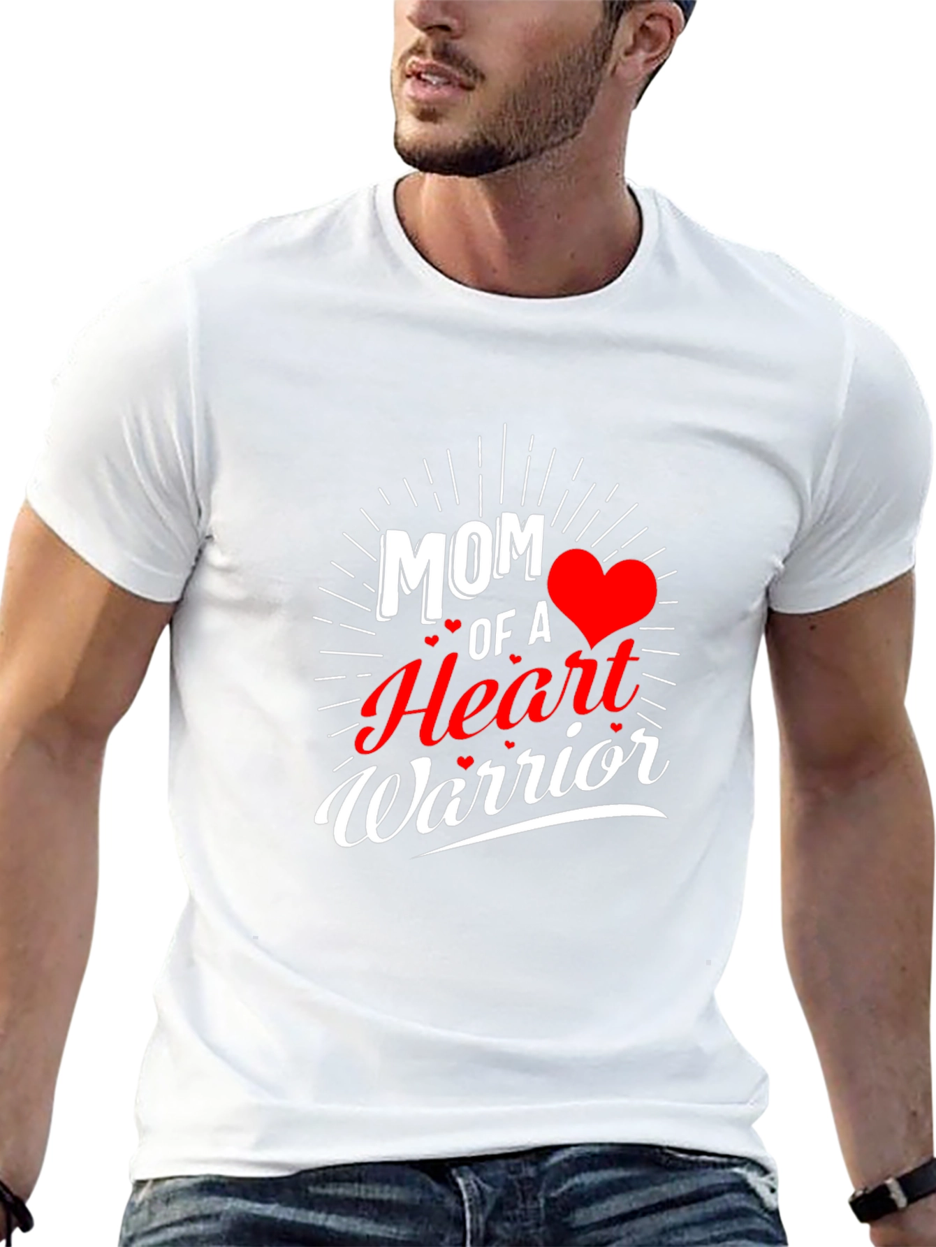 Mom of a Heart Warrior Graphic Tee