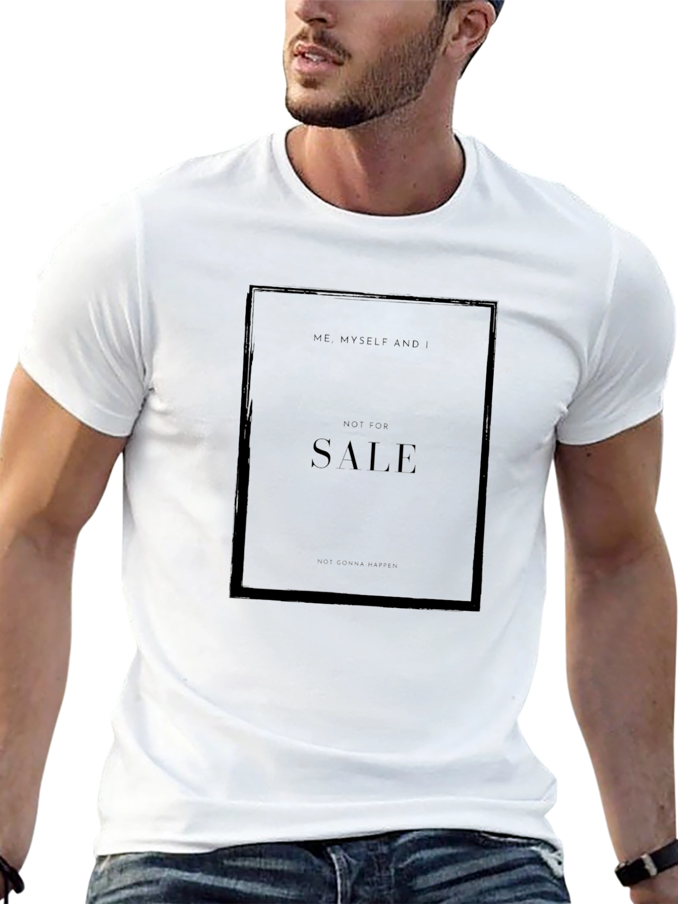 Me Myself & I On Sale Black Graphic Tee