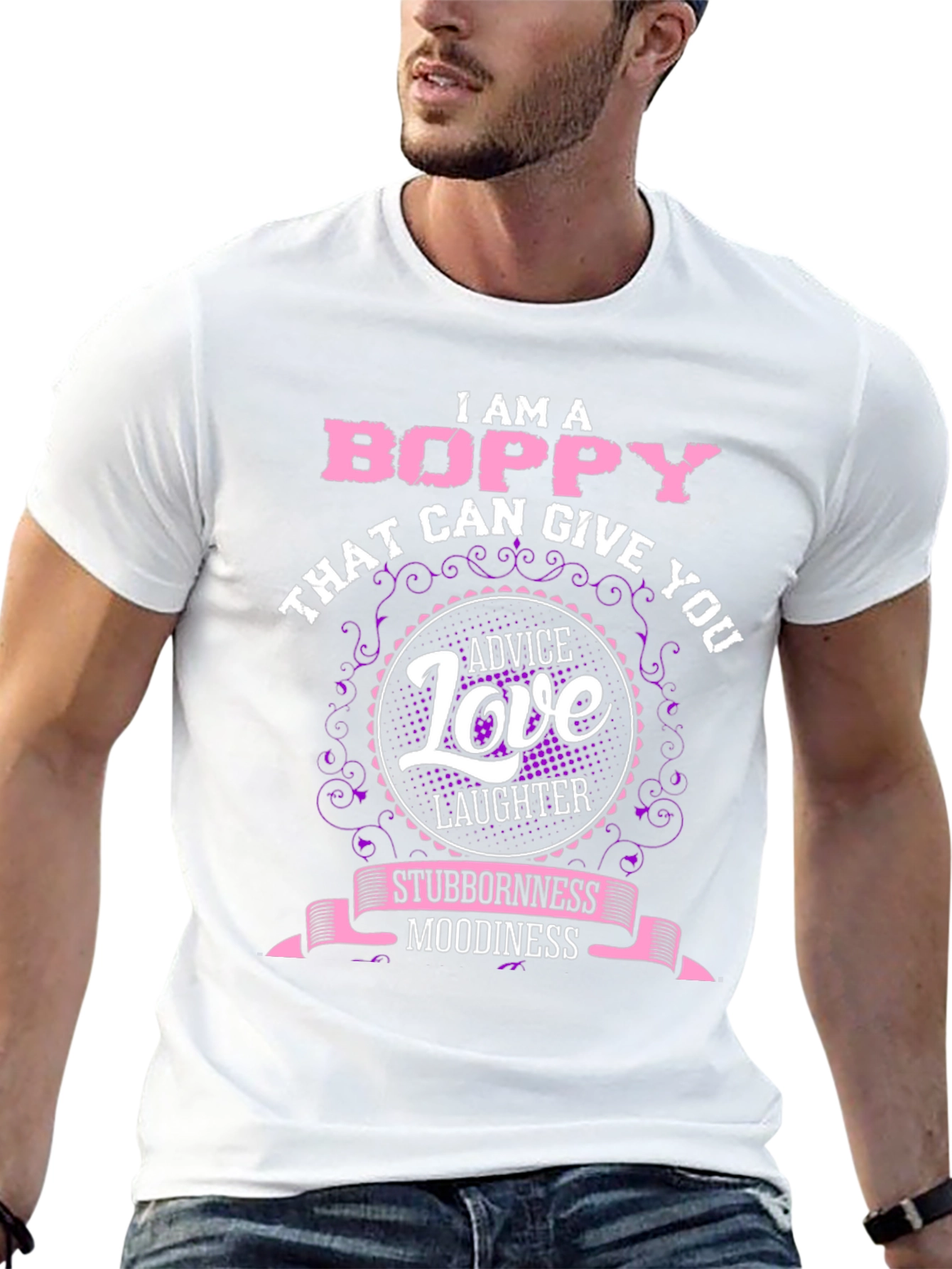 I am a Boppy Graphic T-Shirt Novelty Family Tee