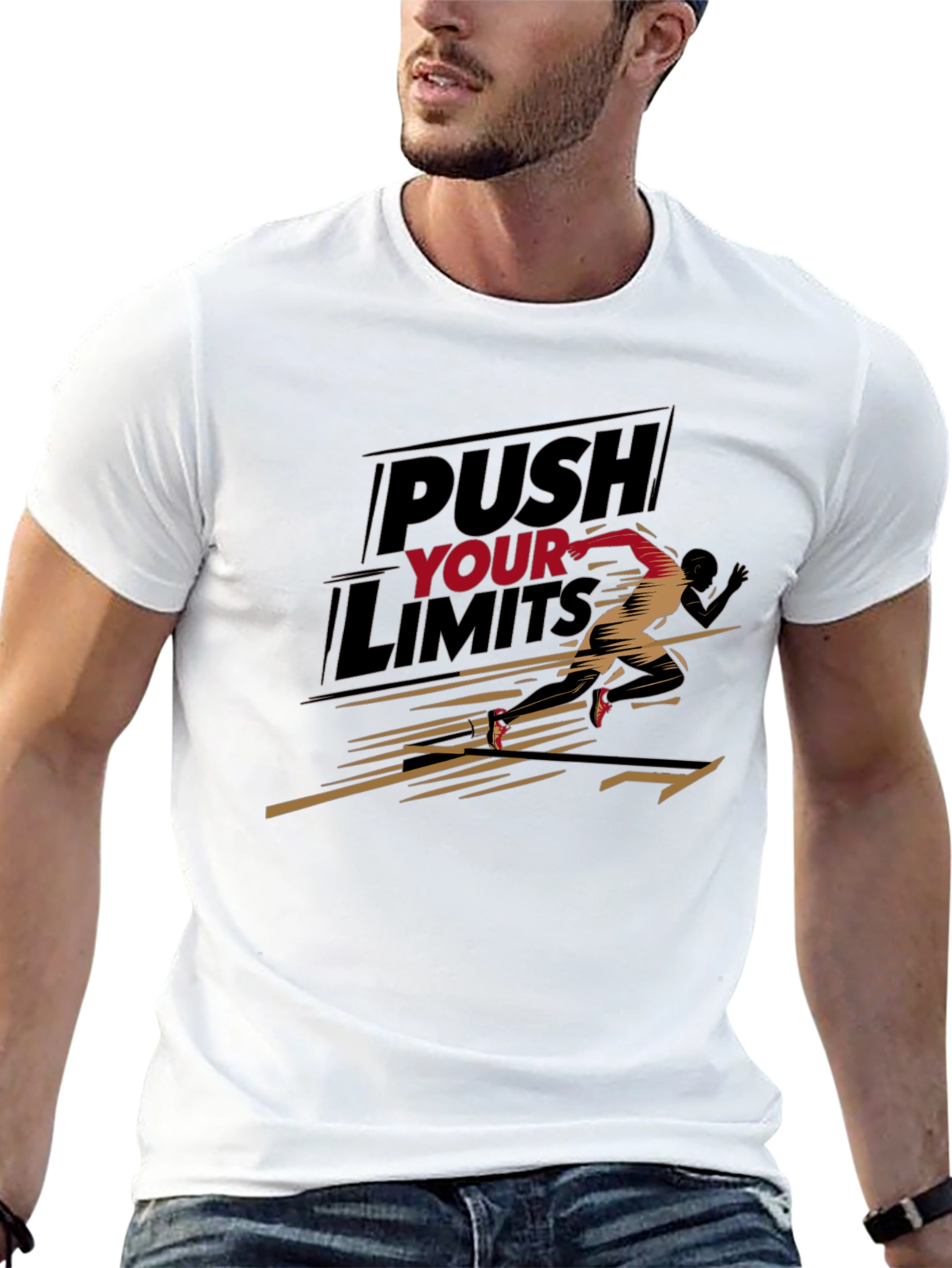 Push Your Limits Graphic Tee - Motivation