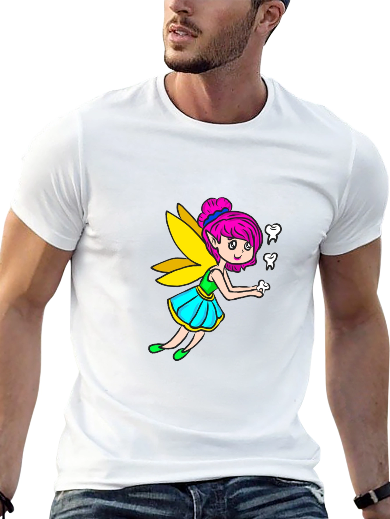 Tooth Fairy Graphic Tee - Fun Whimsical Design