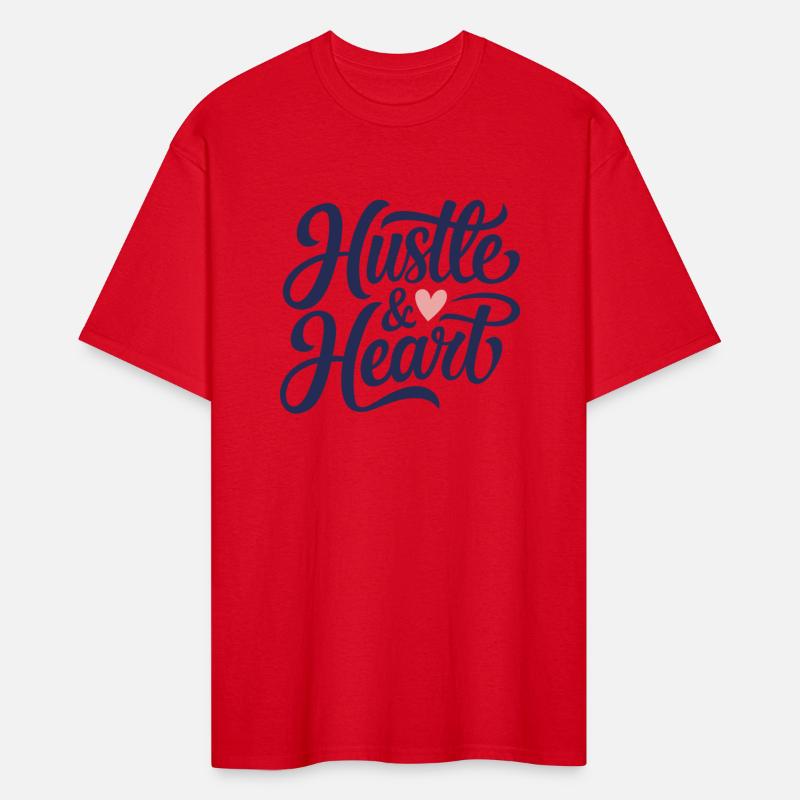 Hustle and Heart Inspirational Calligraphy