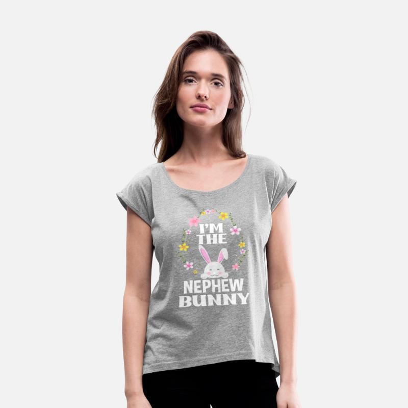 I Am Nephew Easter Bunny Flower Wreath Easter