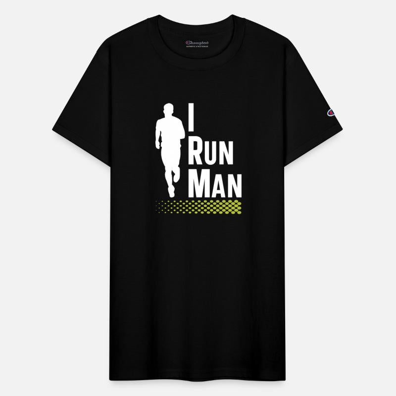 I Run Man | Running Apparel | Fitness Shirt |