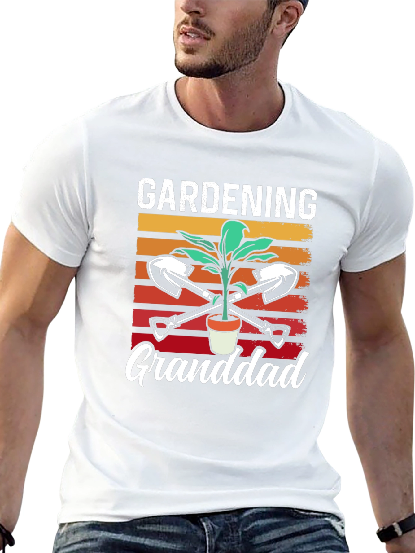Gardening Granddad T-Shirt - Black