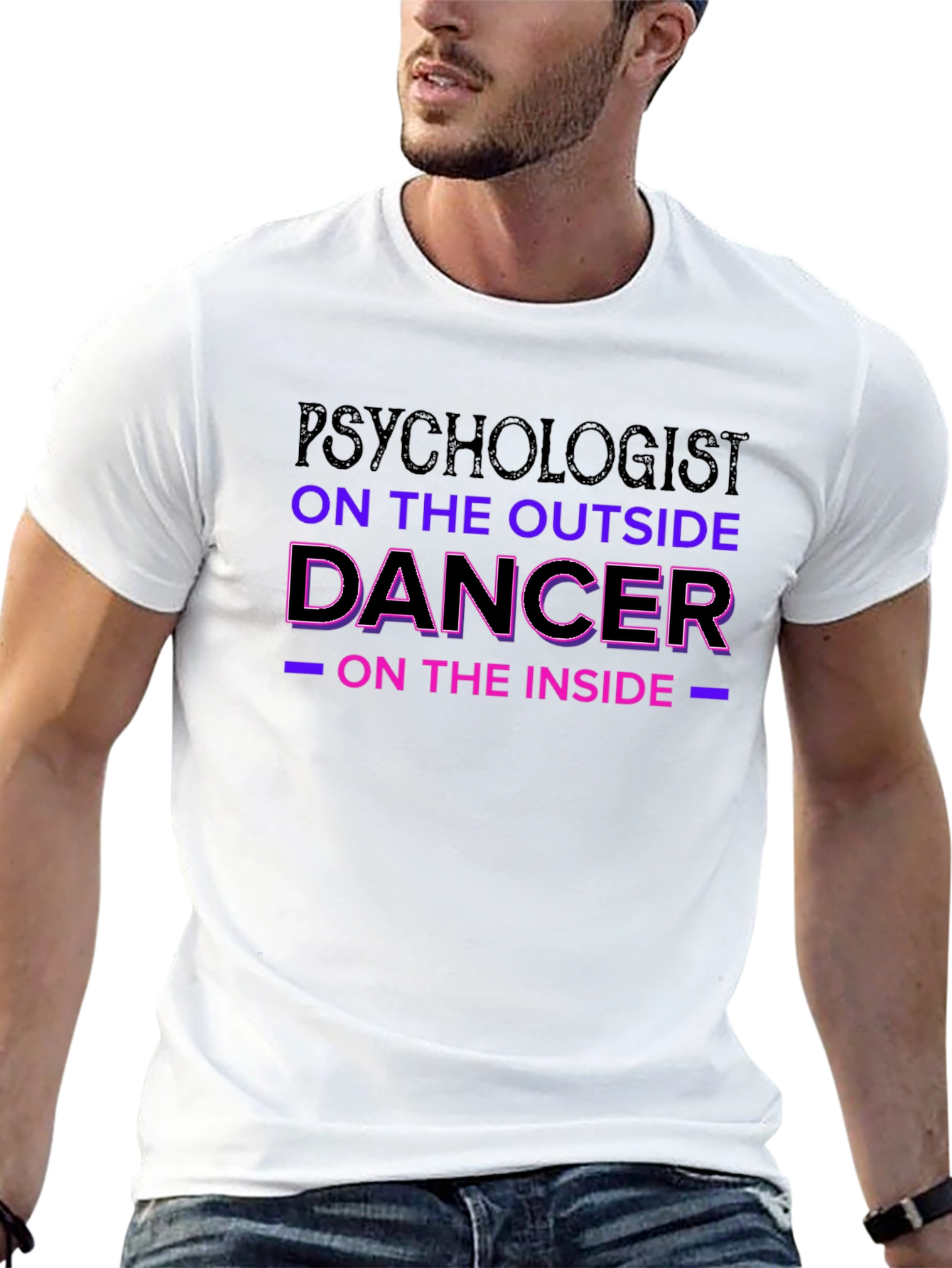 Psychologist Dancer T-Shirt Unique Gift for Psychology Student
