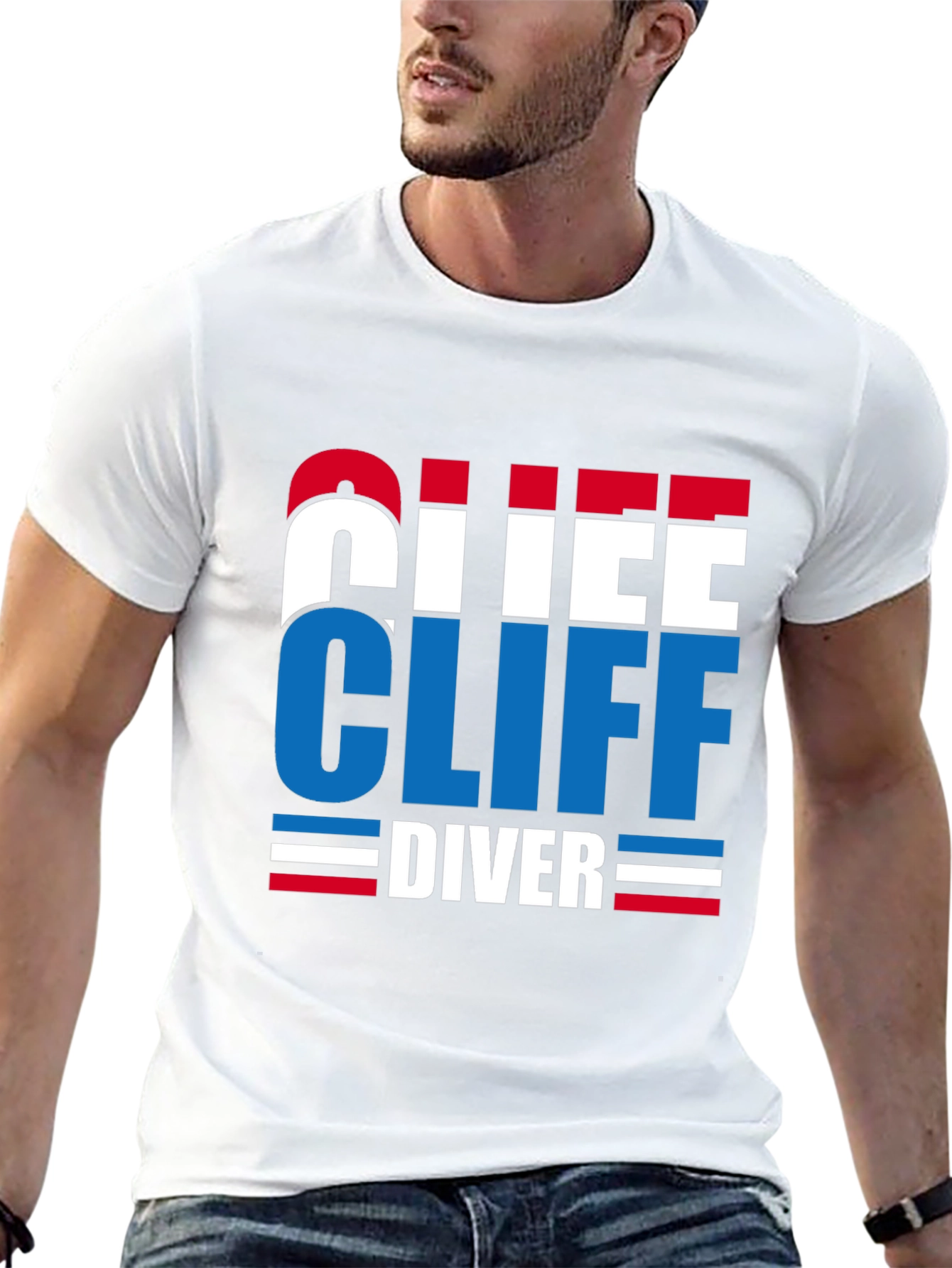Cliff Diver Graphic Tee