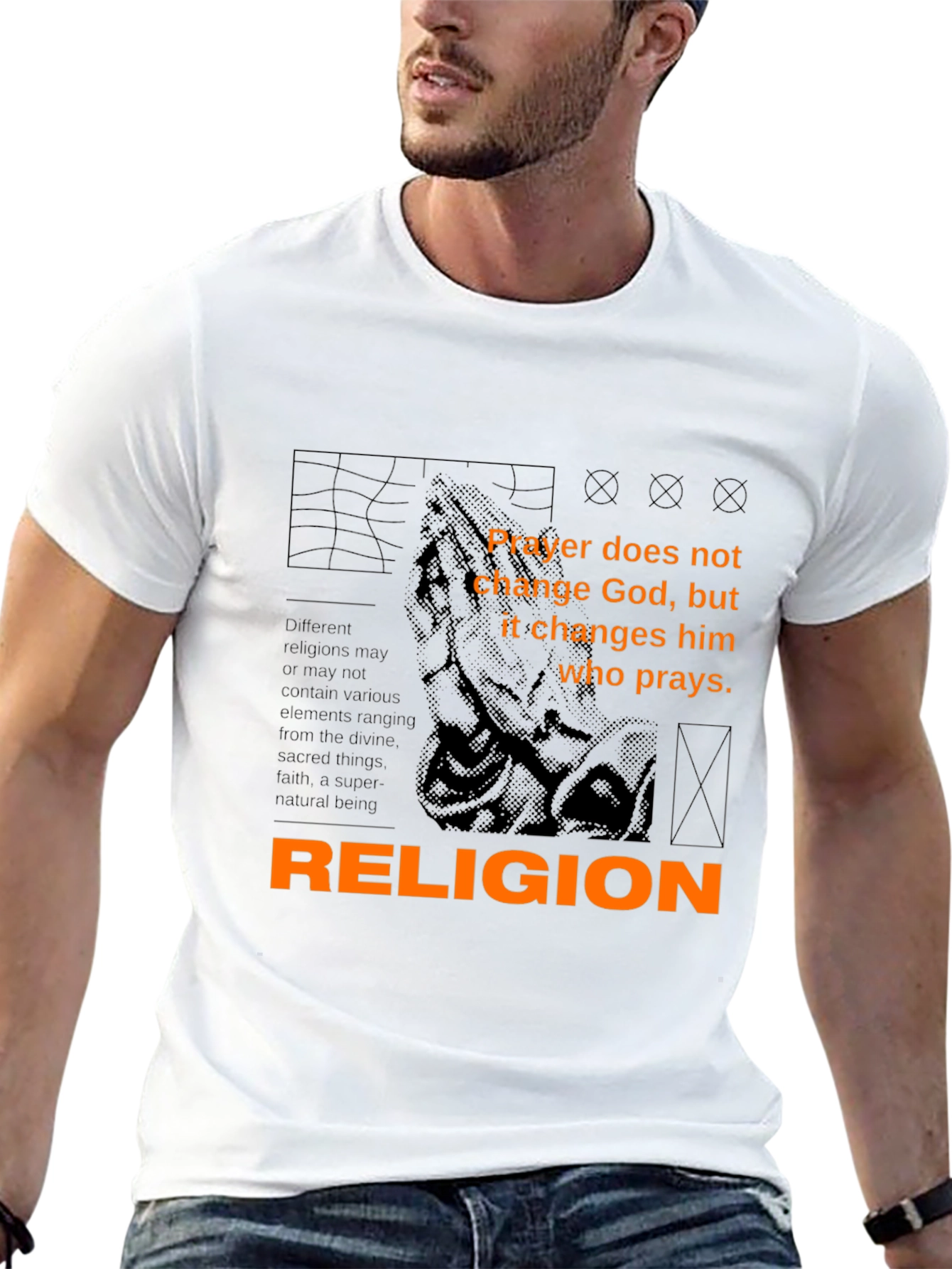 Religion Quote T-Shirt - Prayer Changes You