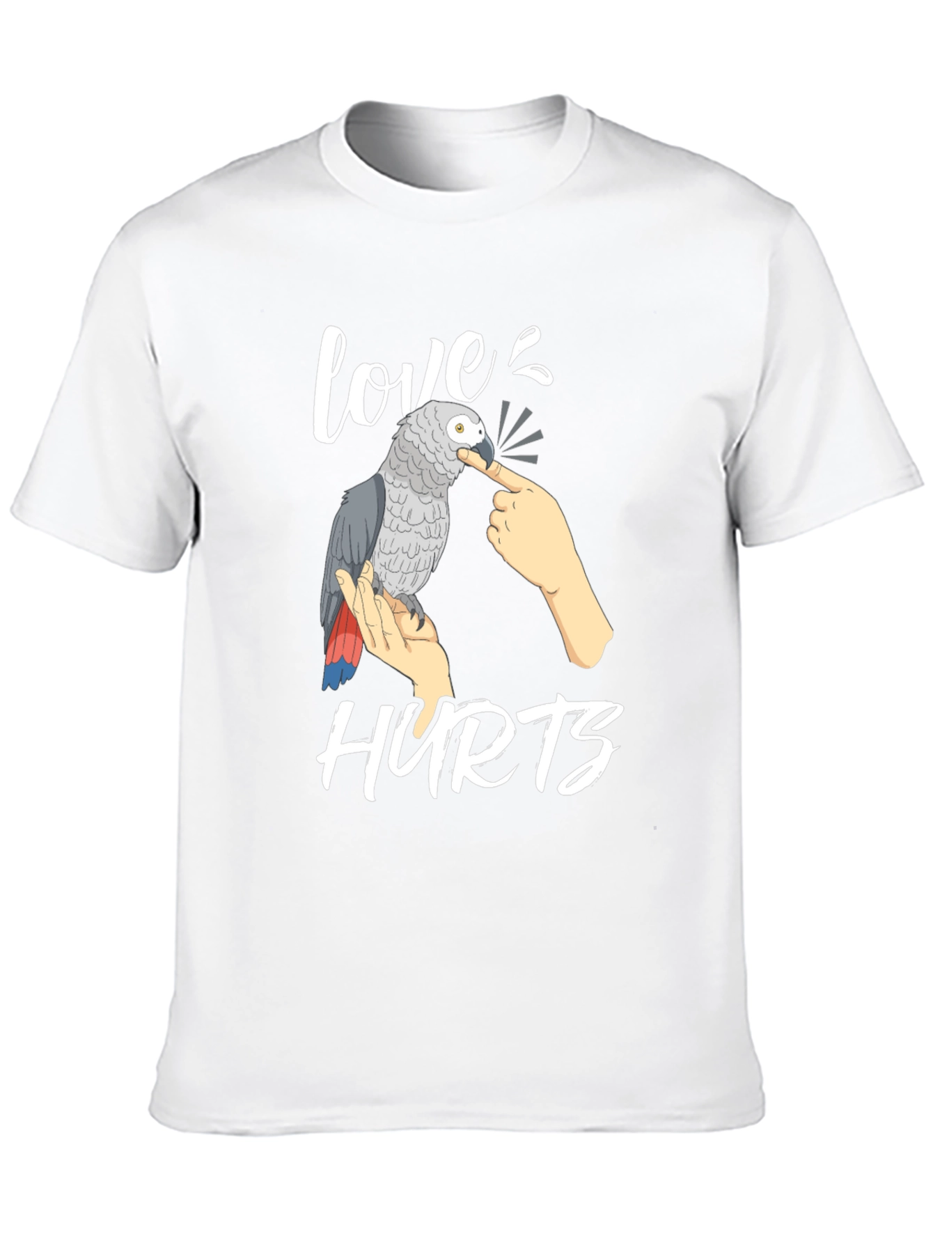 Love Hurts Parrot T-Shirt