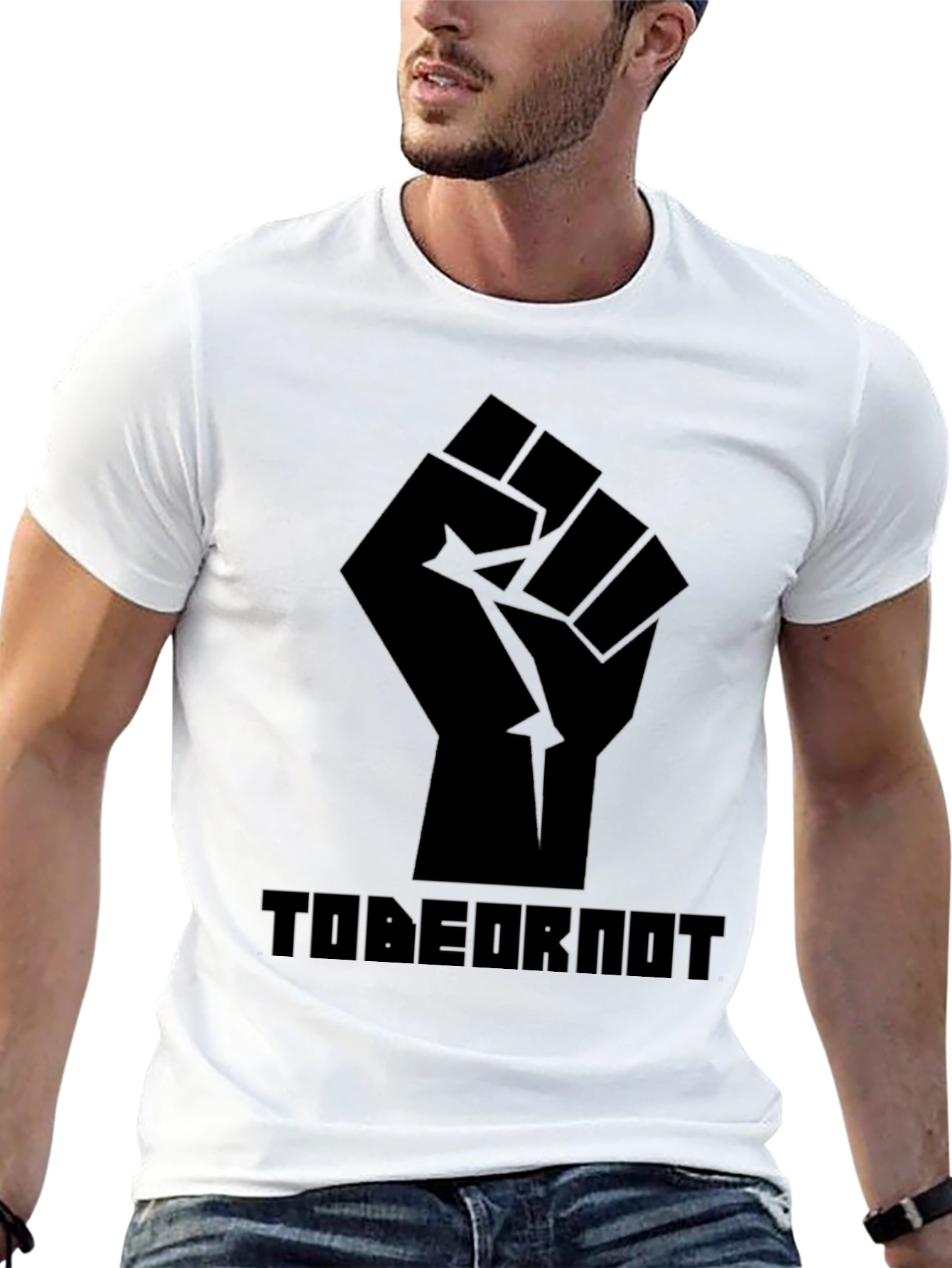 Black Power Fist Graphic T-Shirt