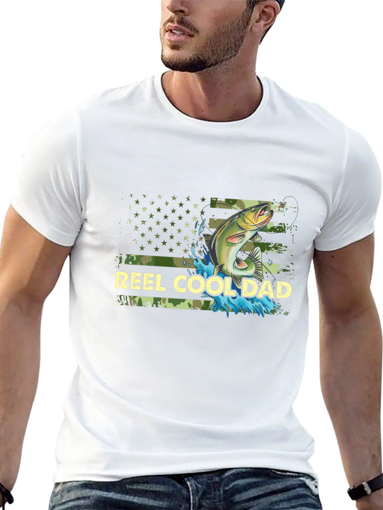 Reel Cool Dad Fishing T-Shirt