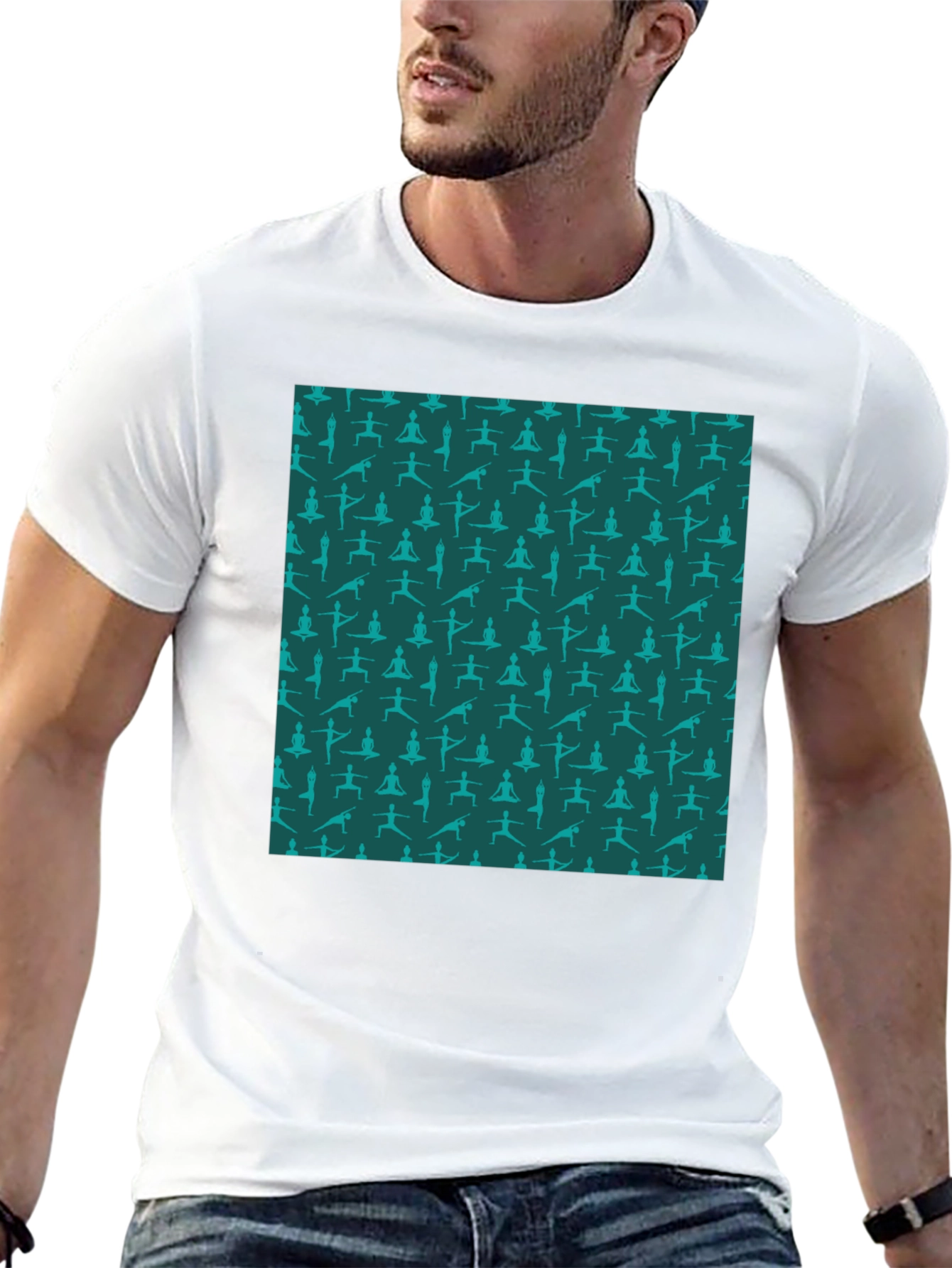 Yoga Pose Pattern T-Shirt