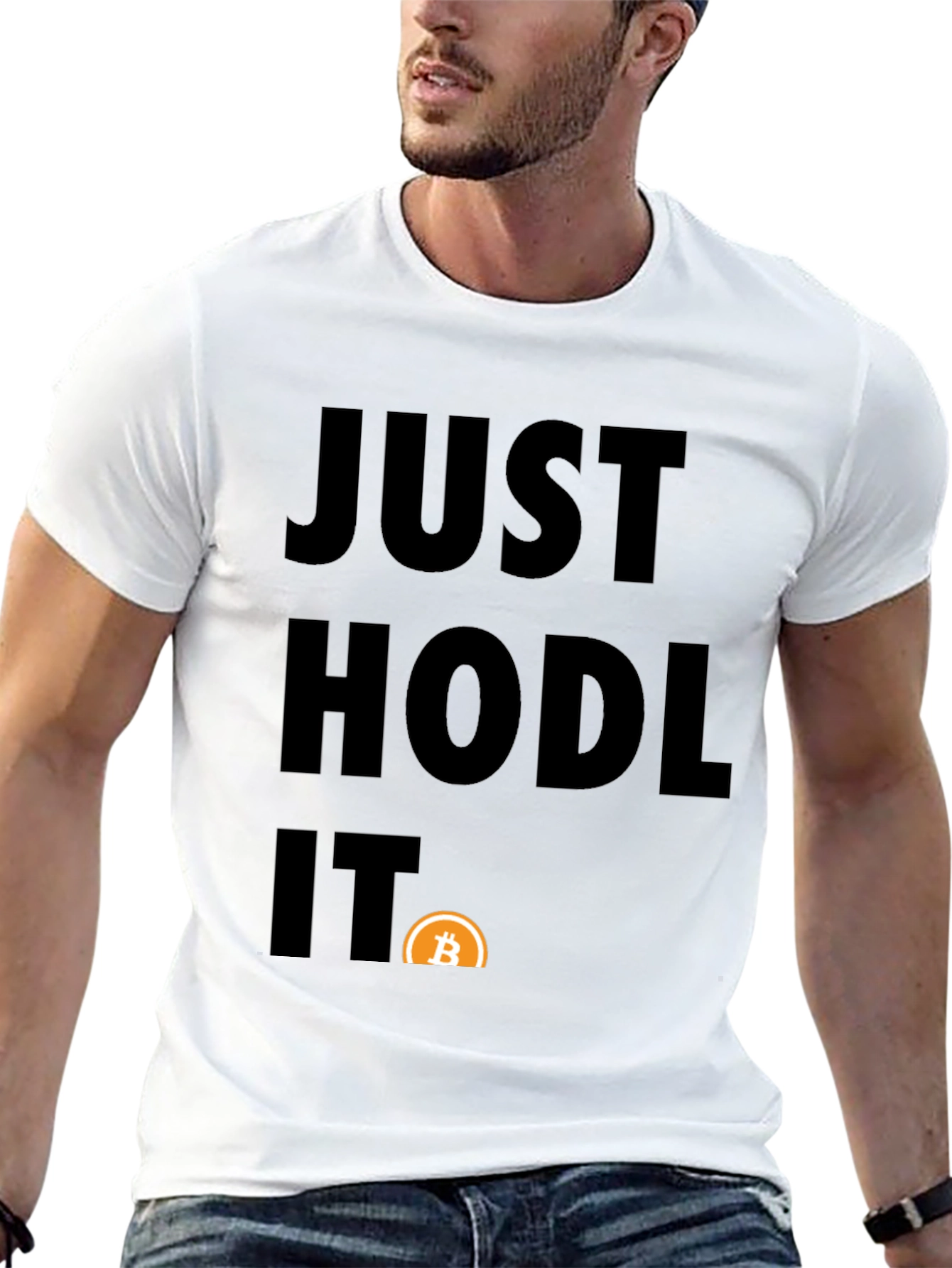Just Hodl It Bitcoin Graphic Tee