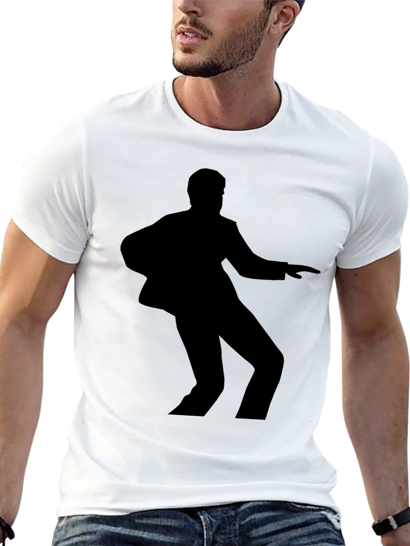 Silhouette Dancer Graphic Tee - Classic Black T-Shirt