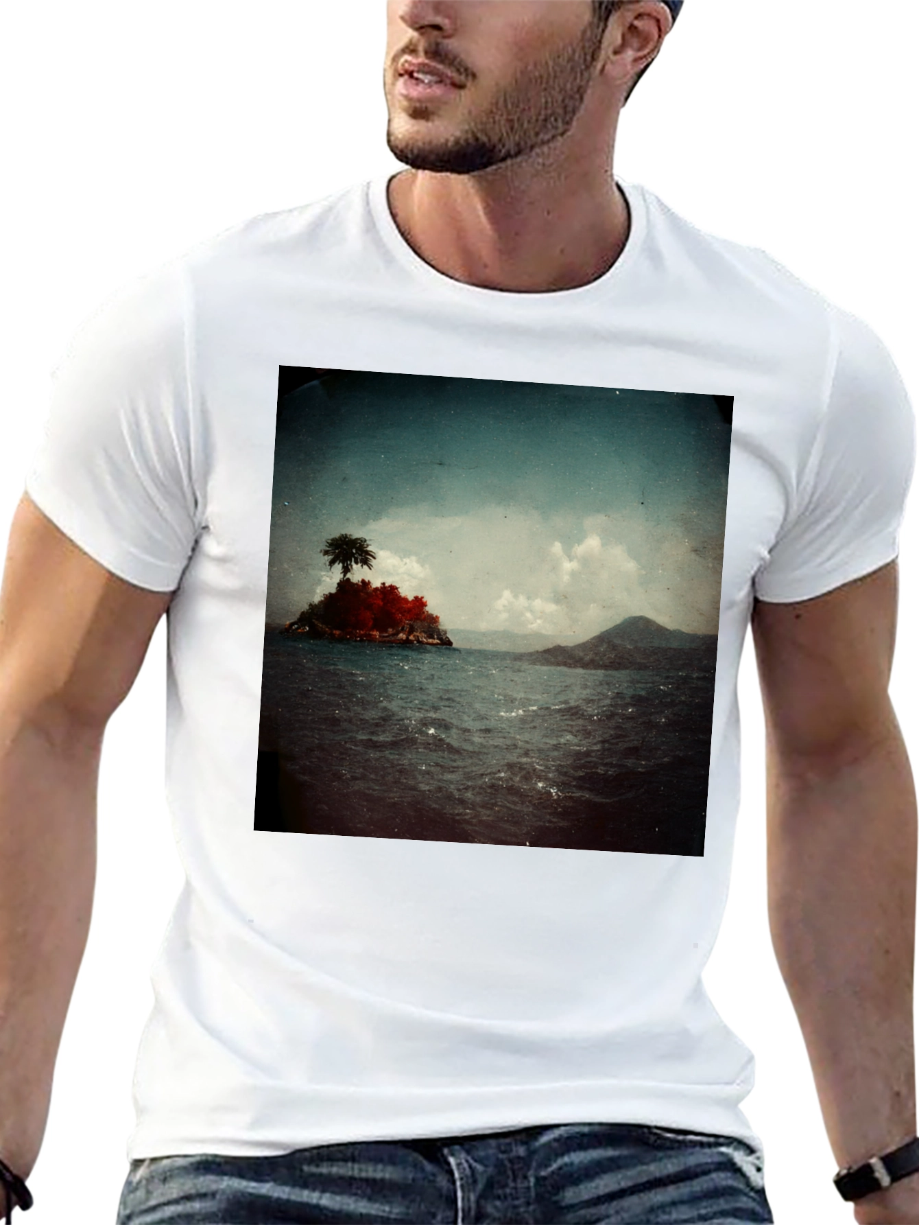 Island View Graphic Tee - Tropical Escape