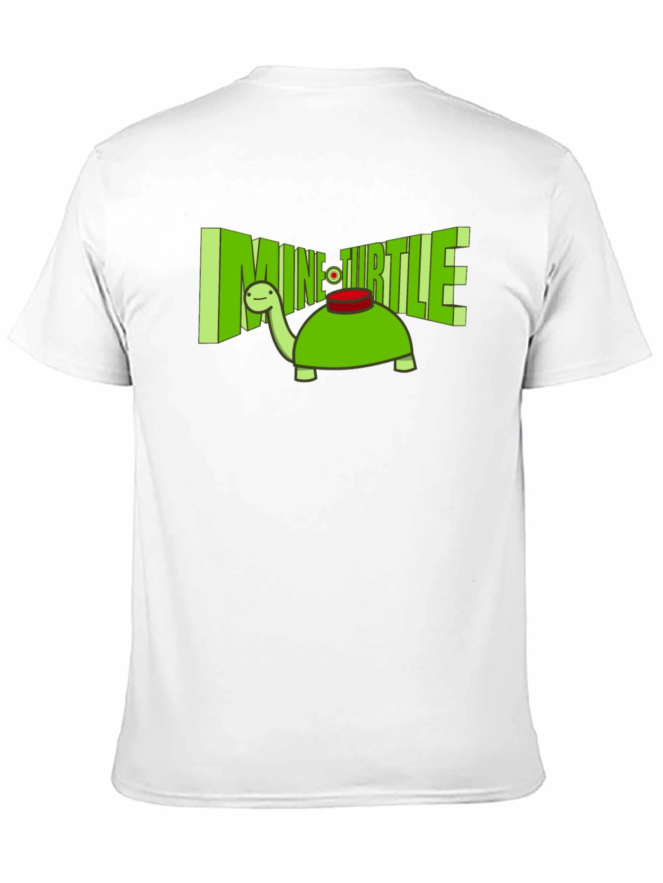 Mine Turtle T-Shirt - Funny Cartoon Turtle Tee