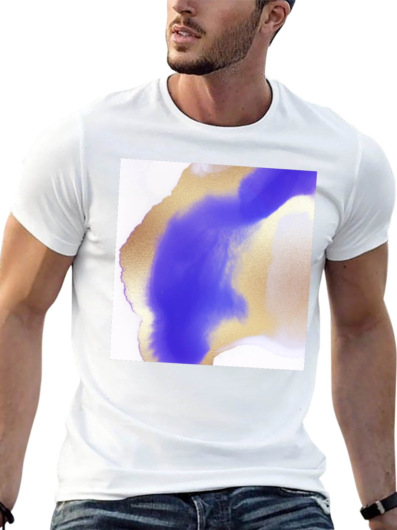 Abstract Art Graphic Tee - Modern Design Shirt