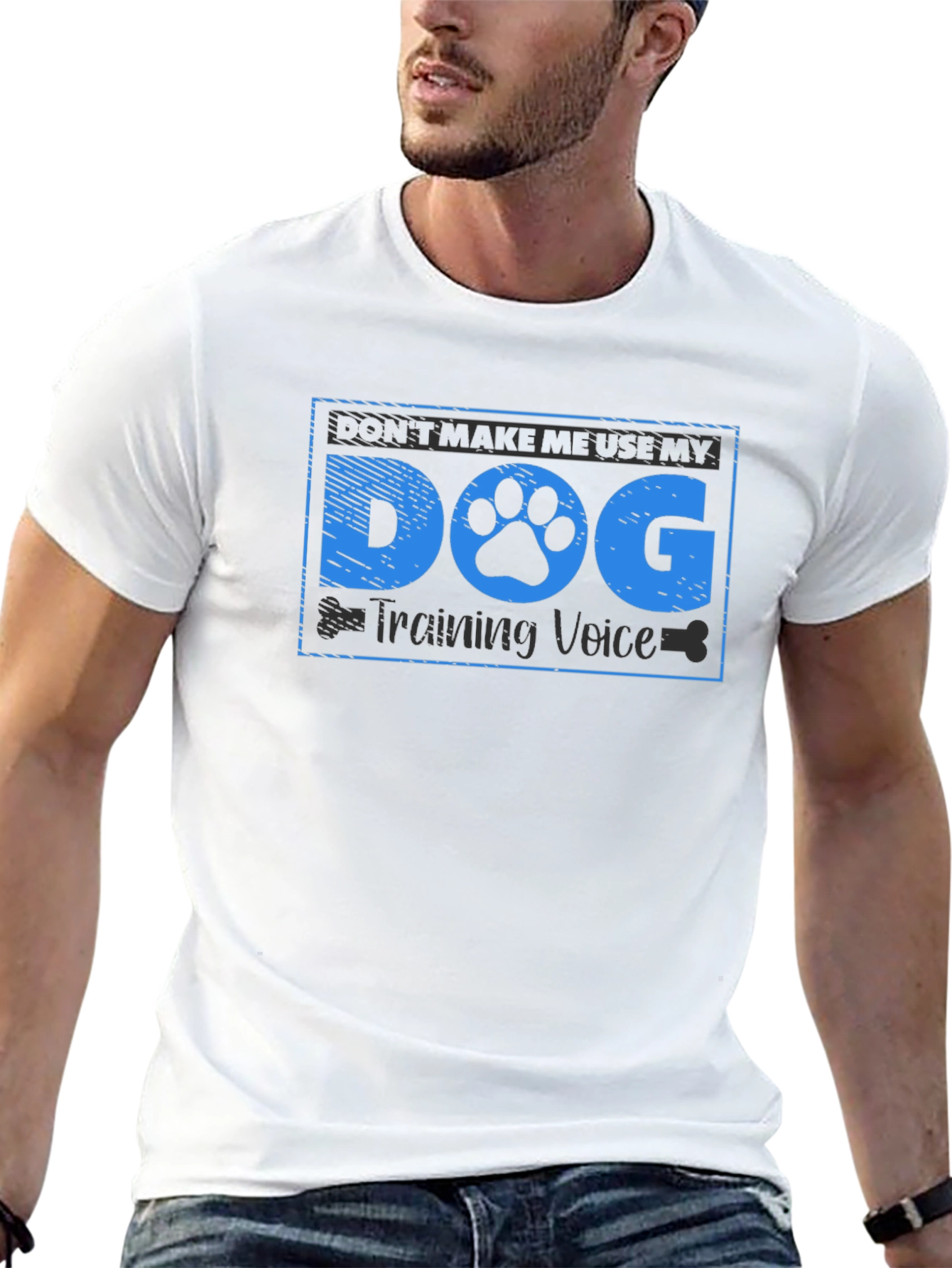 Dog Training Voice T-Shirt - Funny Dog Lover Tee