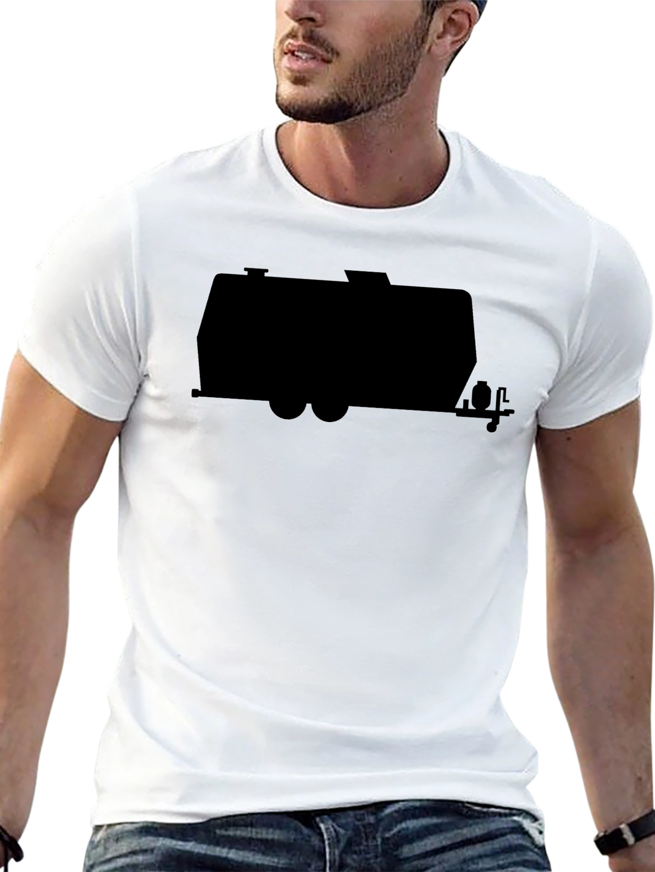 Retro Camper T-Shirt - Adventure Ready