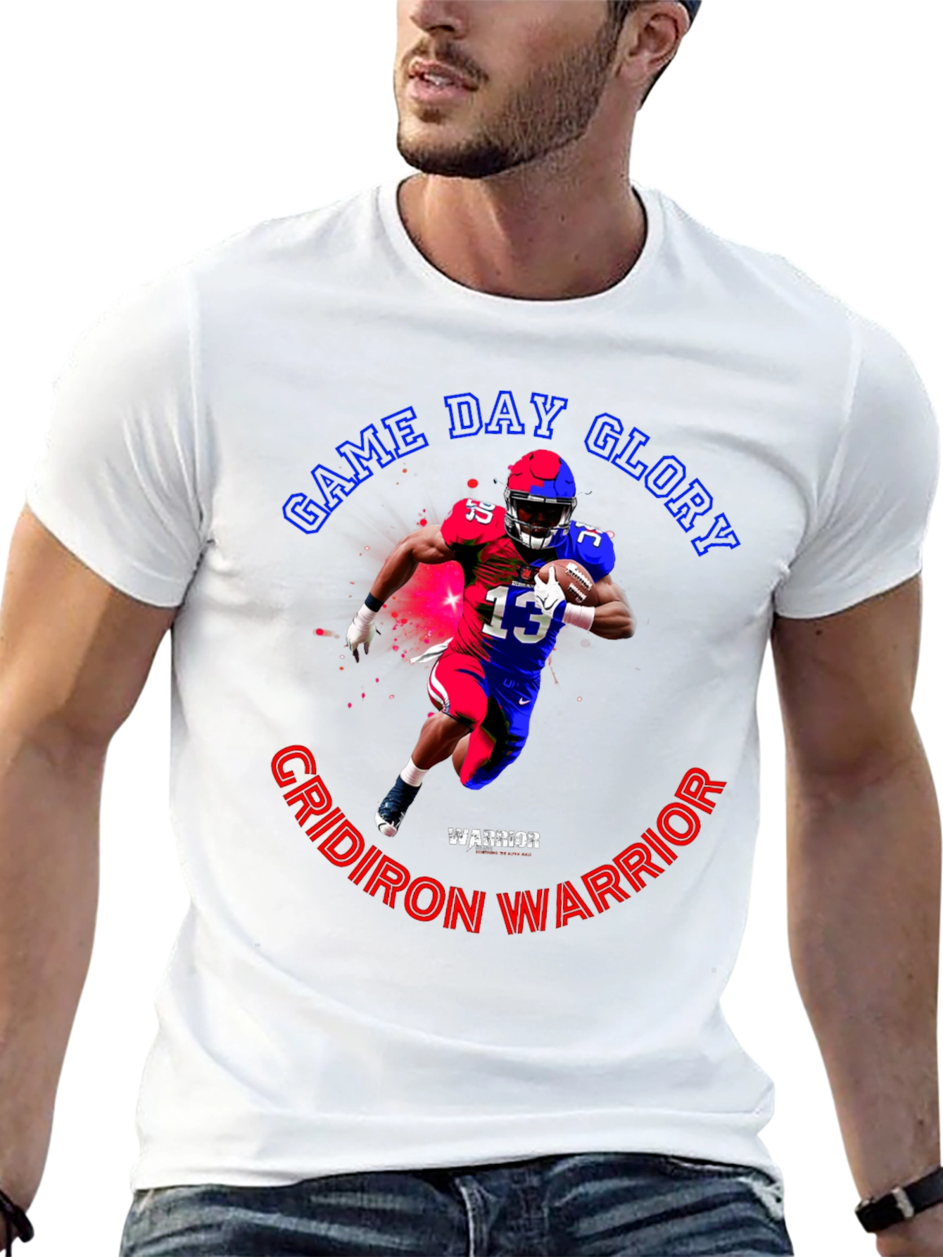 Game Day Glory Football Warrior T-Shirt